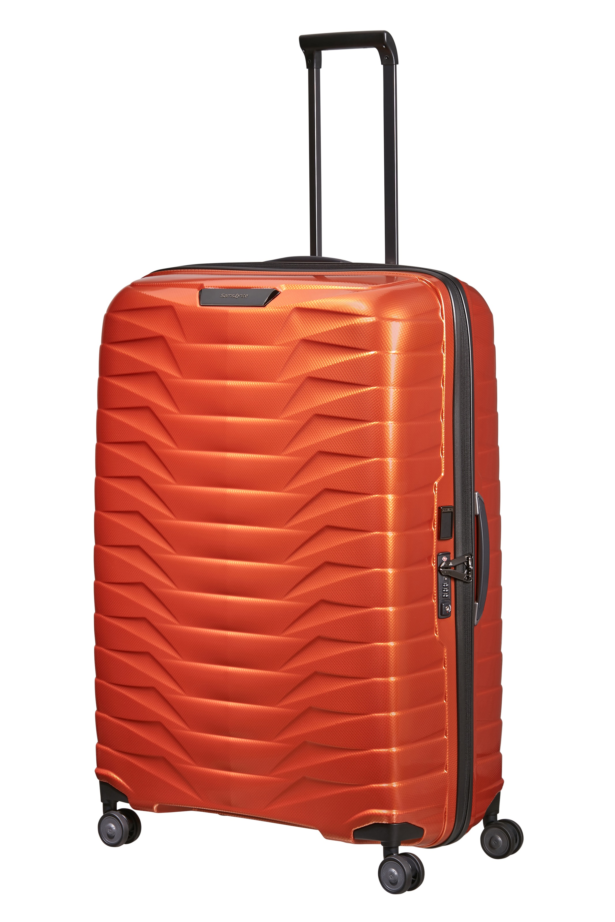 Samsonite Trolley à coque dure »PROXIS 86« 147 litre 4 Rollen avec beaucoup de rangement, avec port USB, avec plusieurs poignées de transport