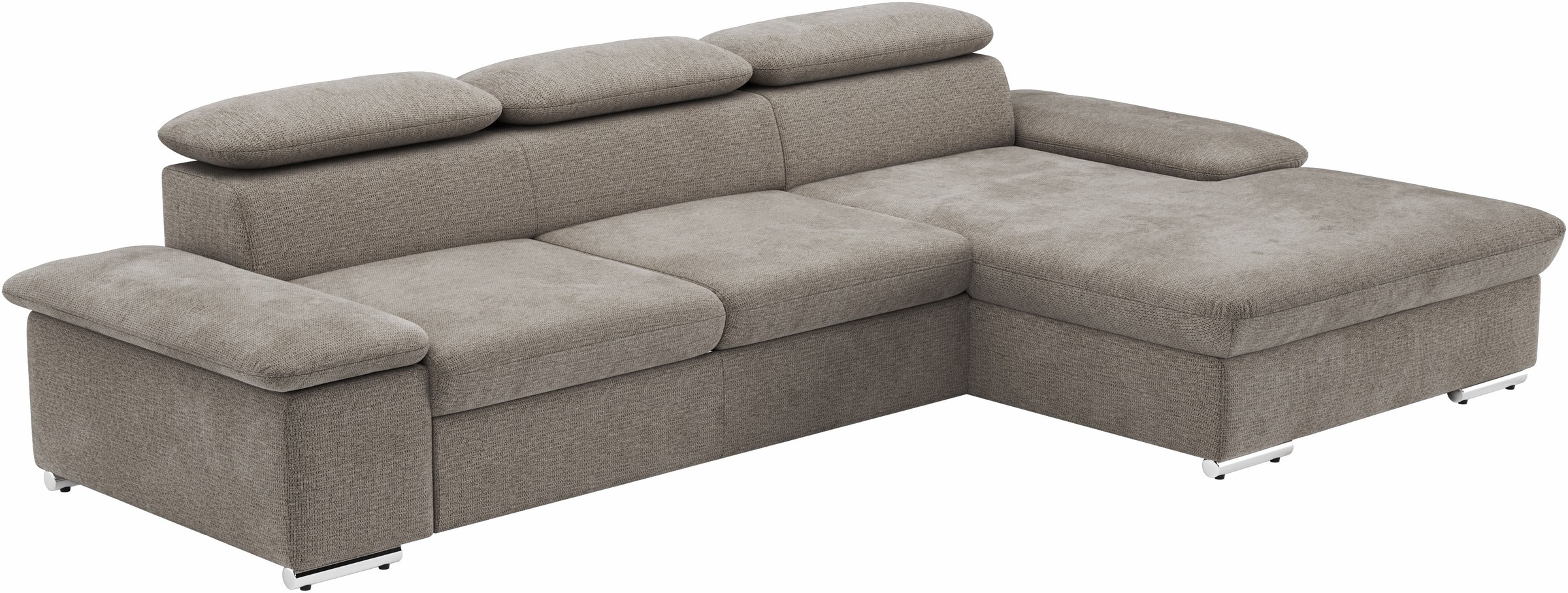 sit&more Ecksofa »Valantine L-Form«, inkl. Kopf- und Armteilverstellung, wahlweise mit Bettfunktion