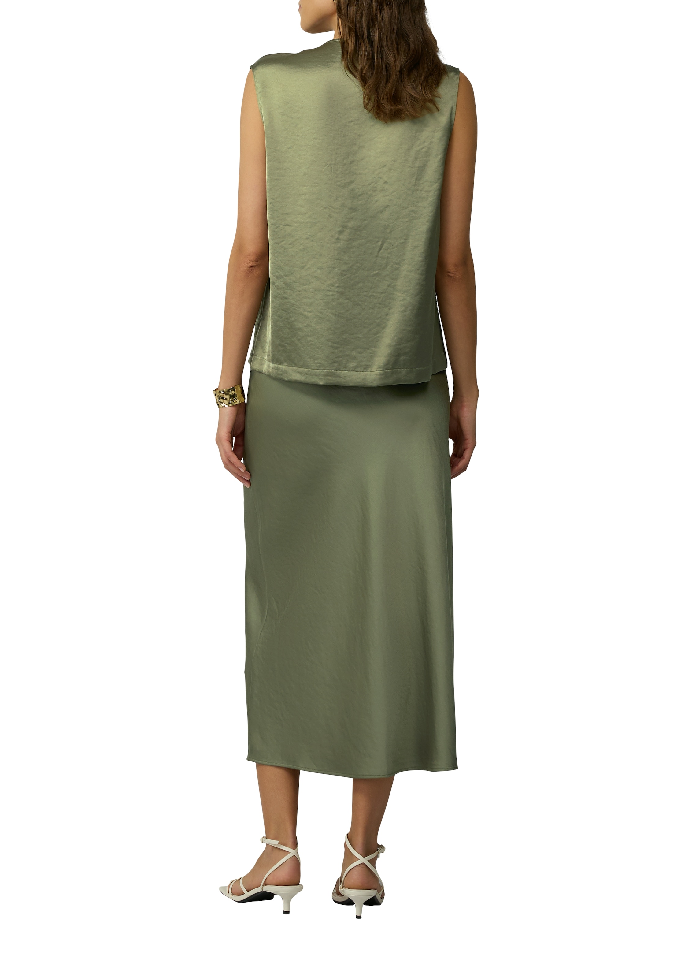s.Oliver BLACK LABEL Shirttop, mit Wasserfall-Kragen