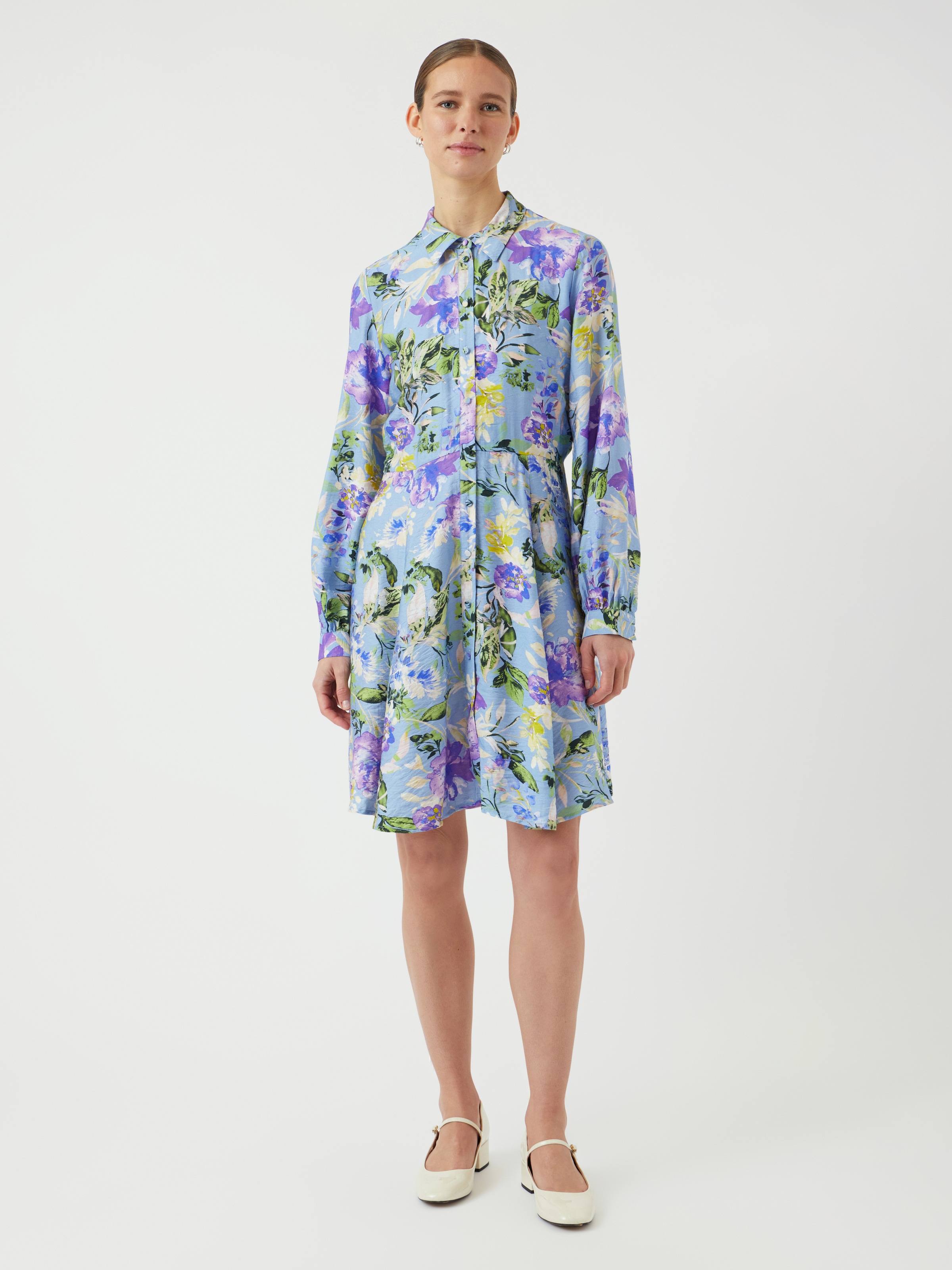 Y.A.S Hemdblusenkleid »YASKAYA LS SHIRT DRESS S. NOOS«, Sommerkleid