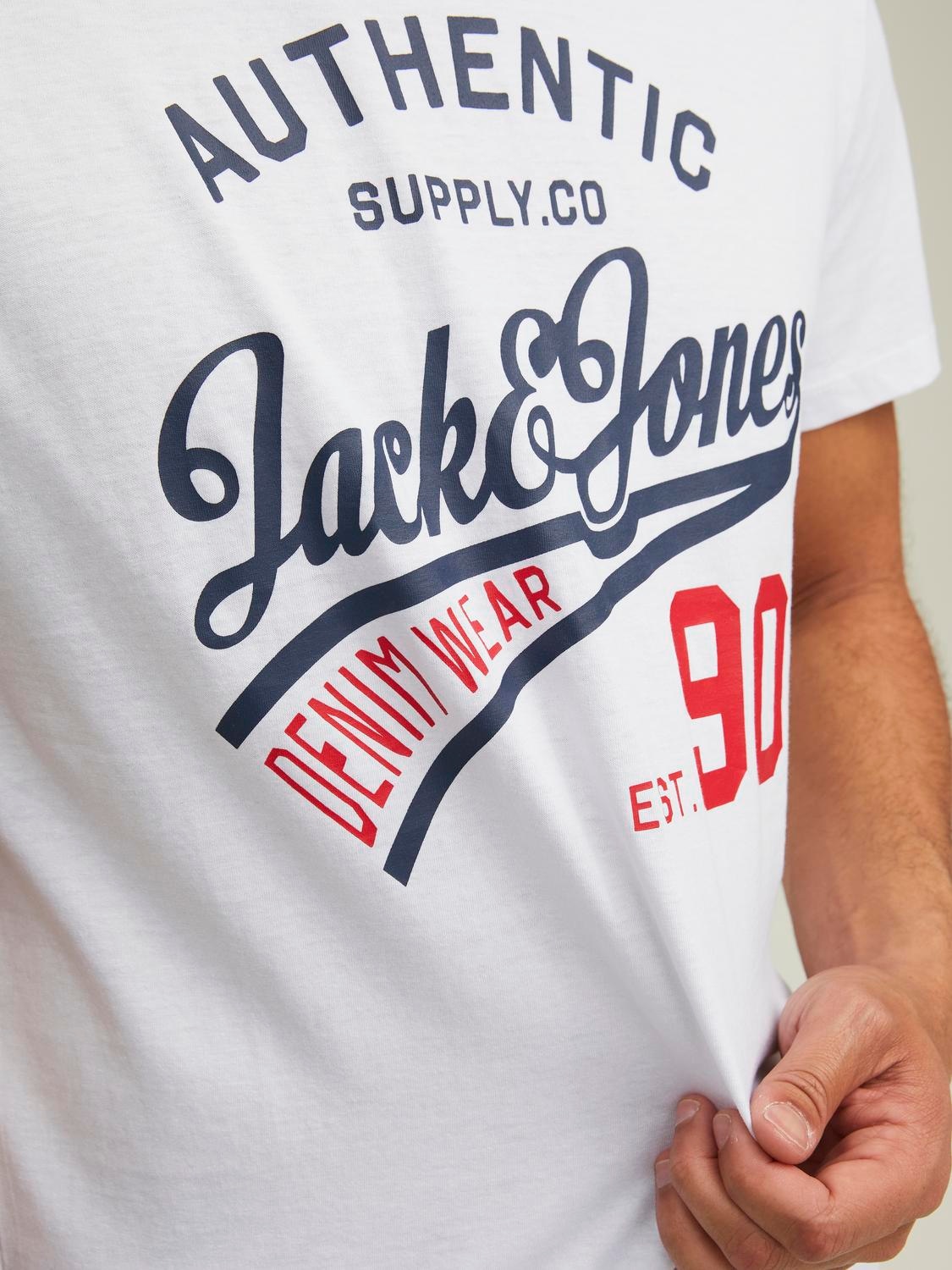 Jack & Jones Rundhalsshirt »JJETHAN TEE SS CREW NECK 3PK MP NOOS«, (Packung, 3 tlg., 3er-Pack)