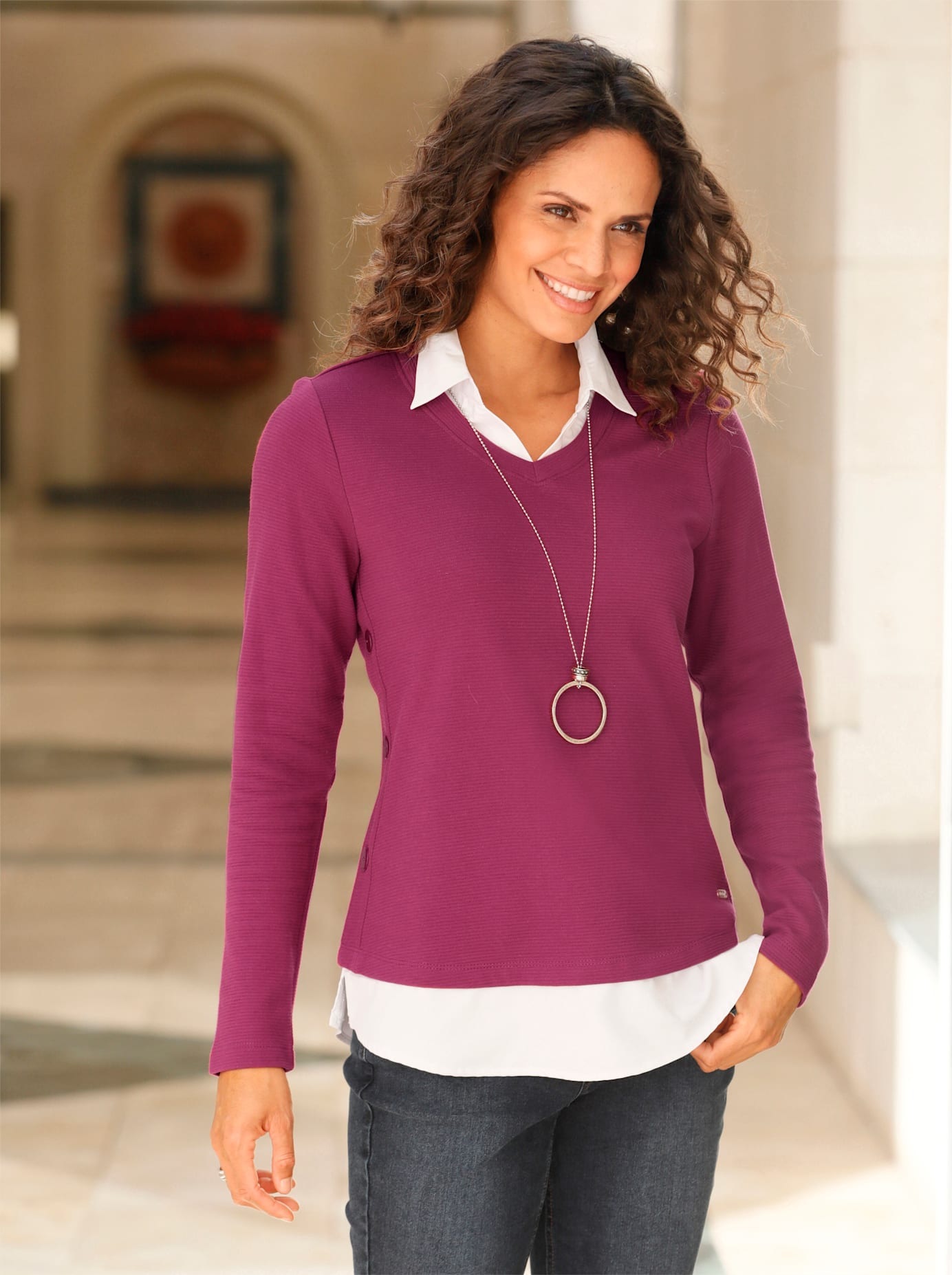 Casual Looks 2-in-1-Shirt »Shirt« 1 Stk.