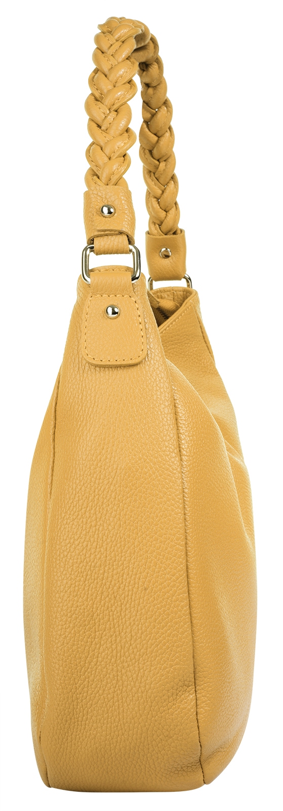 Samantha Look Henkeltasche, echt Leder, Made in Italy