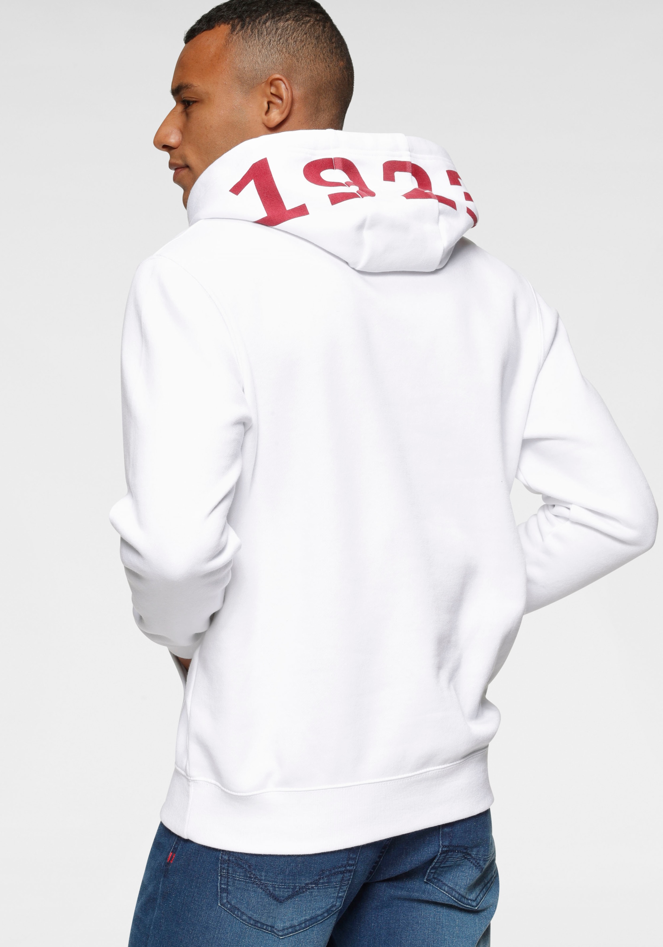 H.I.S Kapuzensweatshirt, mit Zahlenprint | Kapuze Jelmoli-Versand der an