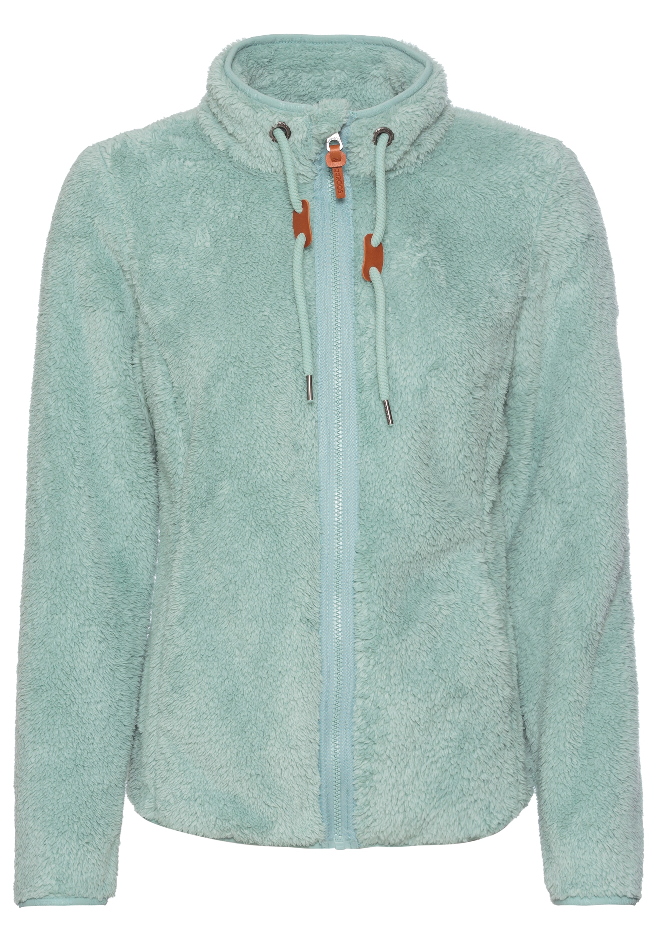 KangaROOS Sweatjacke, aus flauschigem Teddy-Fleece