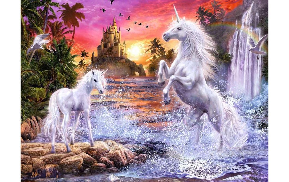 Ravensburger Puzzle »Puzzle Einhörner«, (500 tlg.)