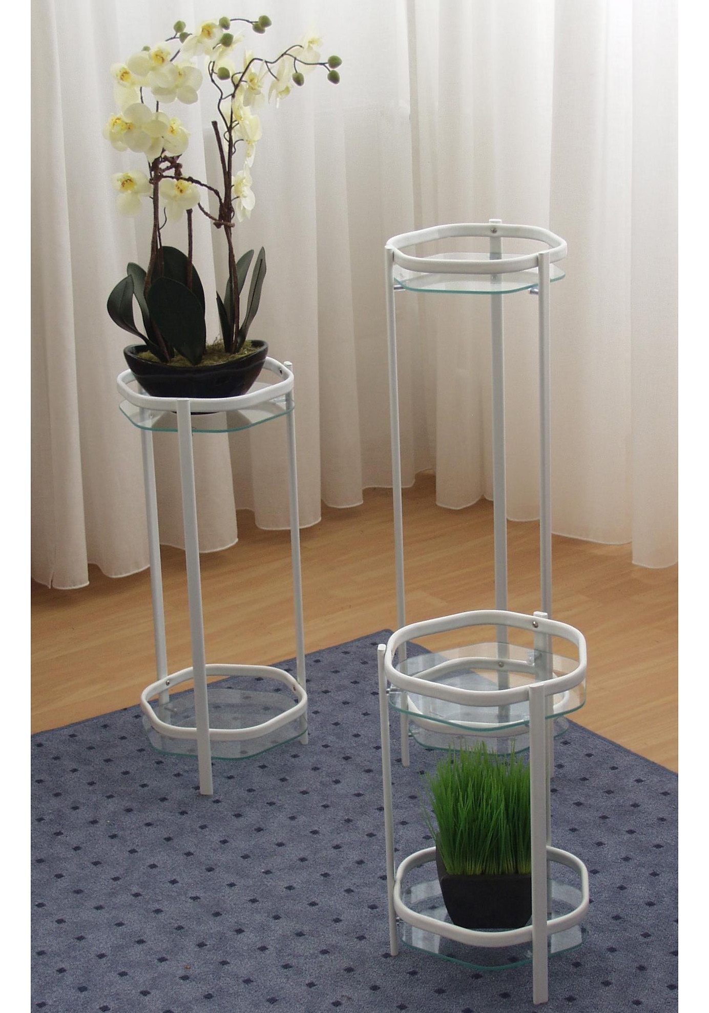 HOFMANN LIVING AND MORE Beistelltisch mit 2 Sicherheitsglasplatten