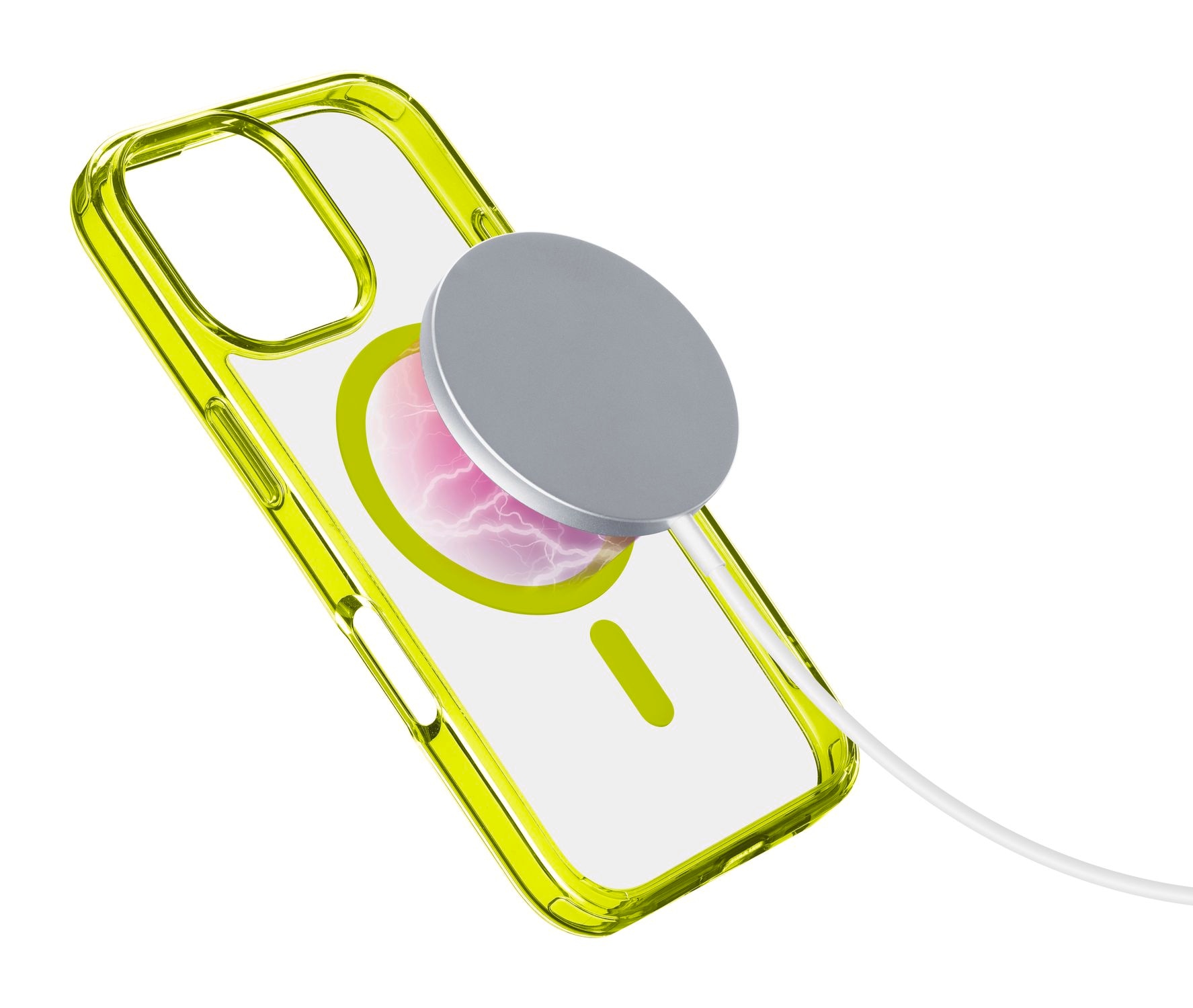 Cellularline Handyhülle »Iconic MAG MagSafe Case für Apple iPhone 16 Pro«, Backcover, Schutzhülle, Handyschutzhülle, Case, Schutzcase, stossfest