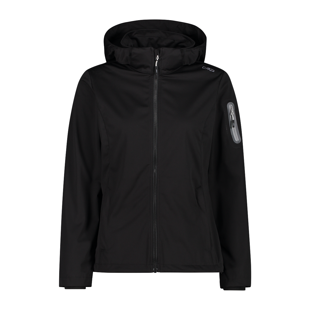 CMP Softshelljacke, (1 St.), mit Kapuze, Atmungsaktiv & Windabweisend & Wasserabweisend & Leichtes Material