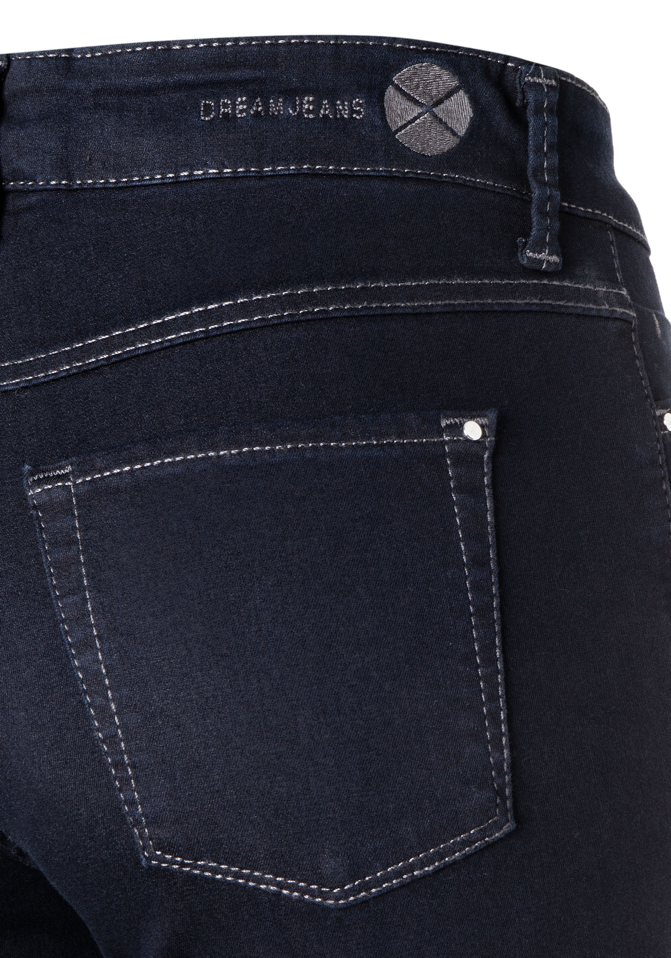 MAC 7/8-Jeans »Dream Chic«, verkürzte Form mit Reissverschluss