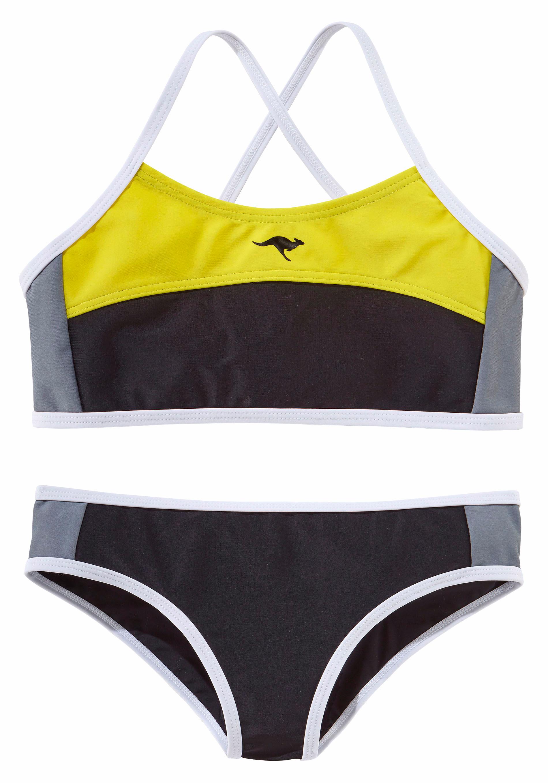 ✵ KangaROOS Triangel-Bikini »Anita Kids«, online mit Jelmoli-Versand | Blockstreifen ordern
