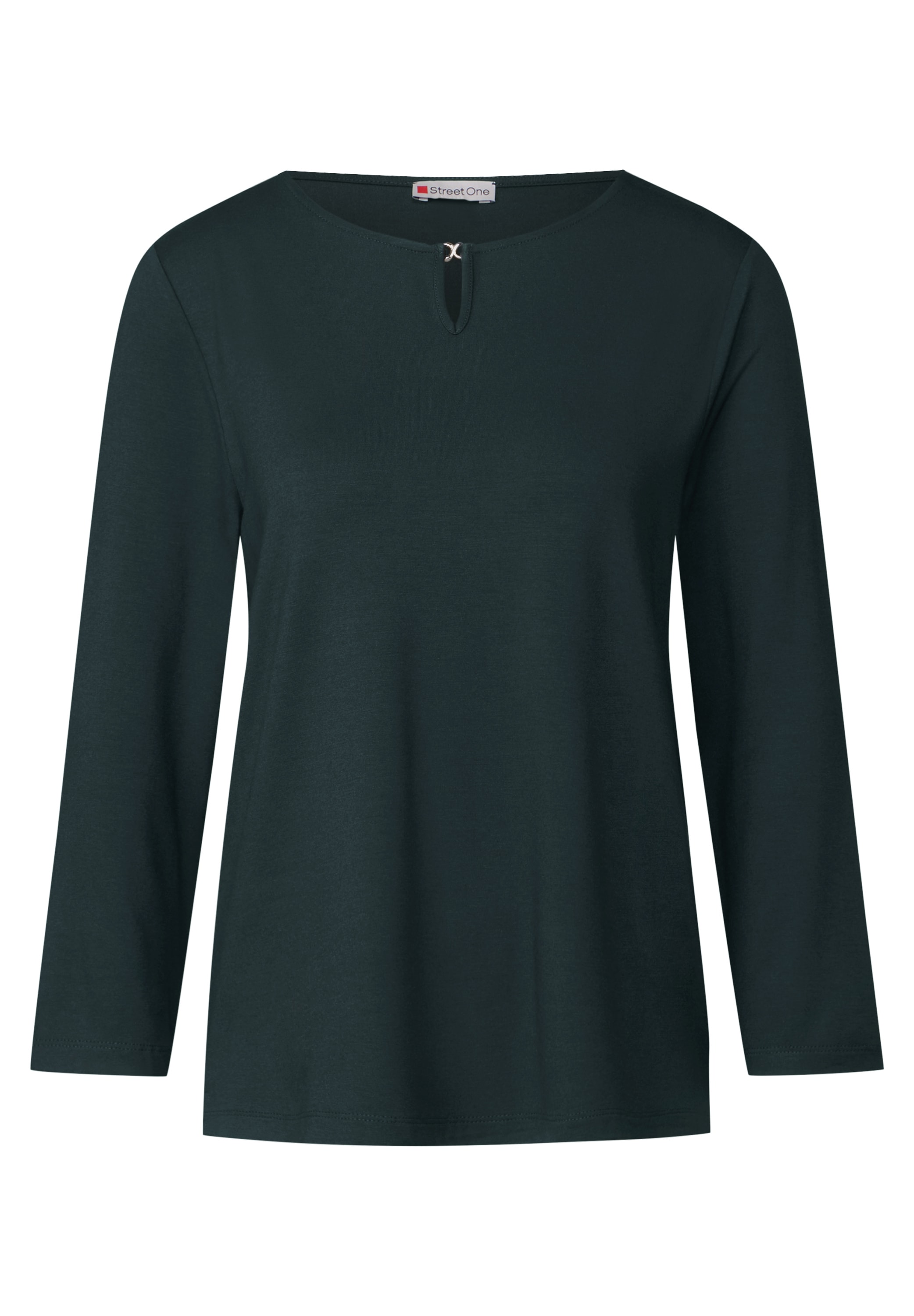 STREET ONE 3/4-Arm-Shirt, mit Cut-Out Ausschnitt
