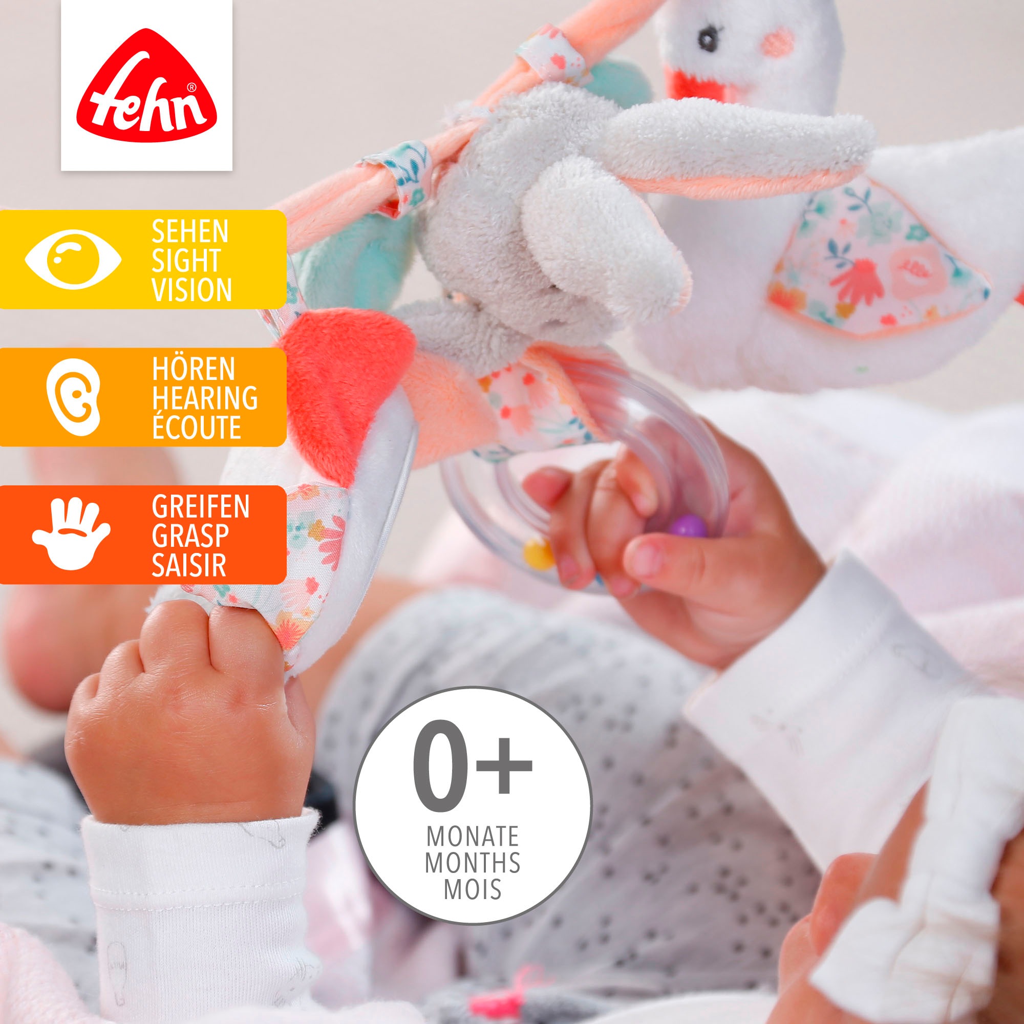 Fehn Kinderwagenkette "Classic Stars, Schwanensee"