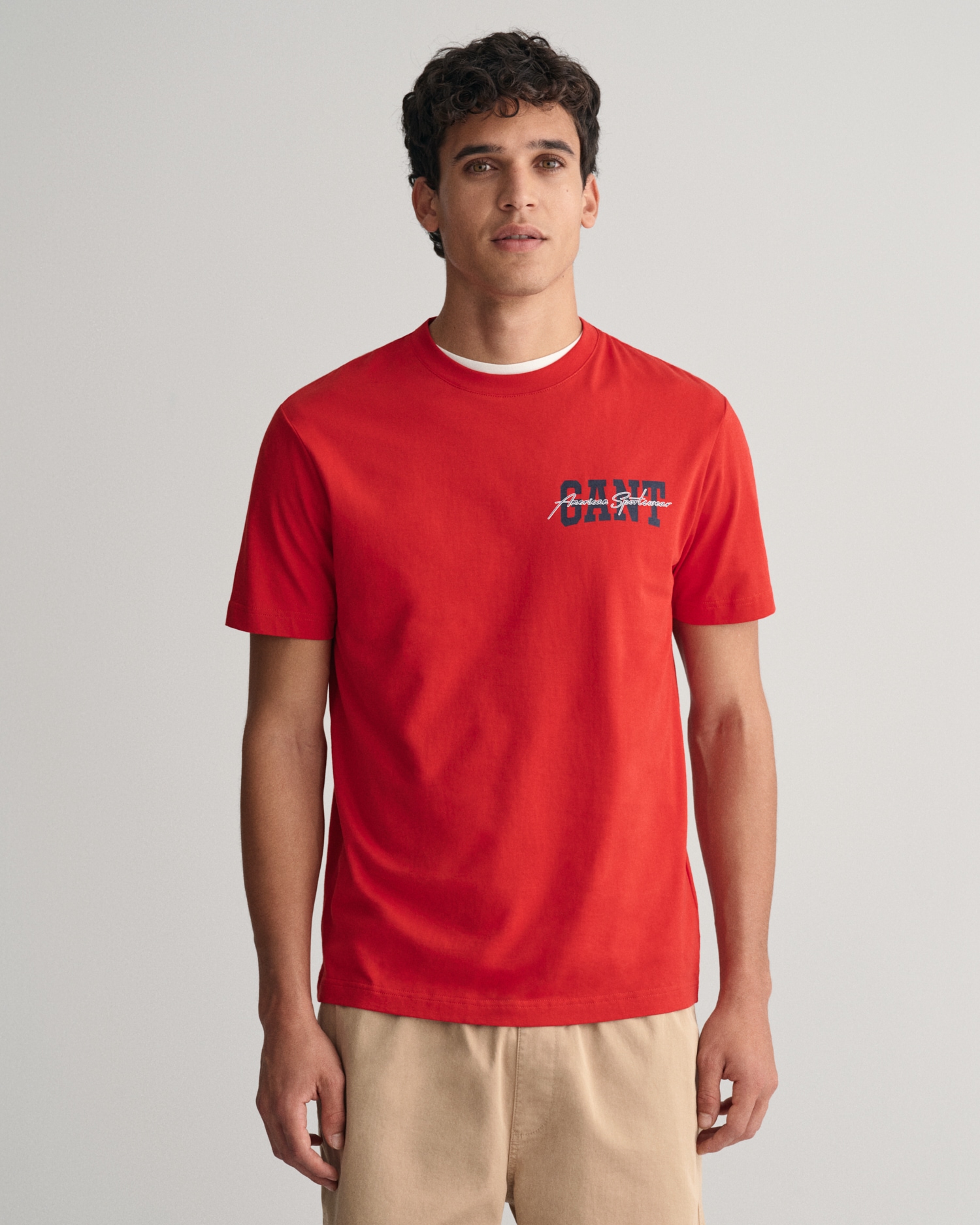 Gant T-Shirt »GANT Arch Script Graphic T-Shirt«, mehrfarbiger Print