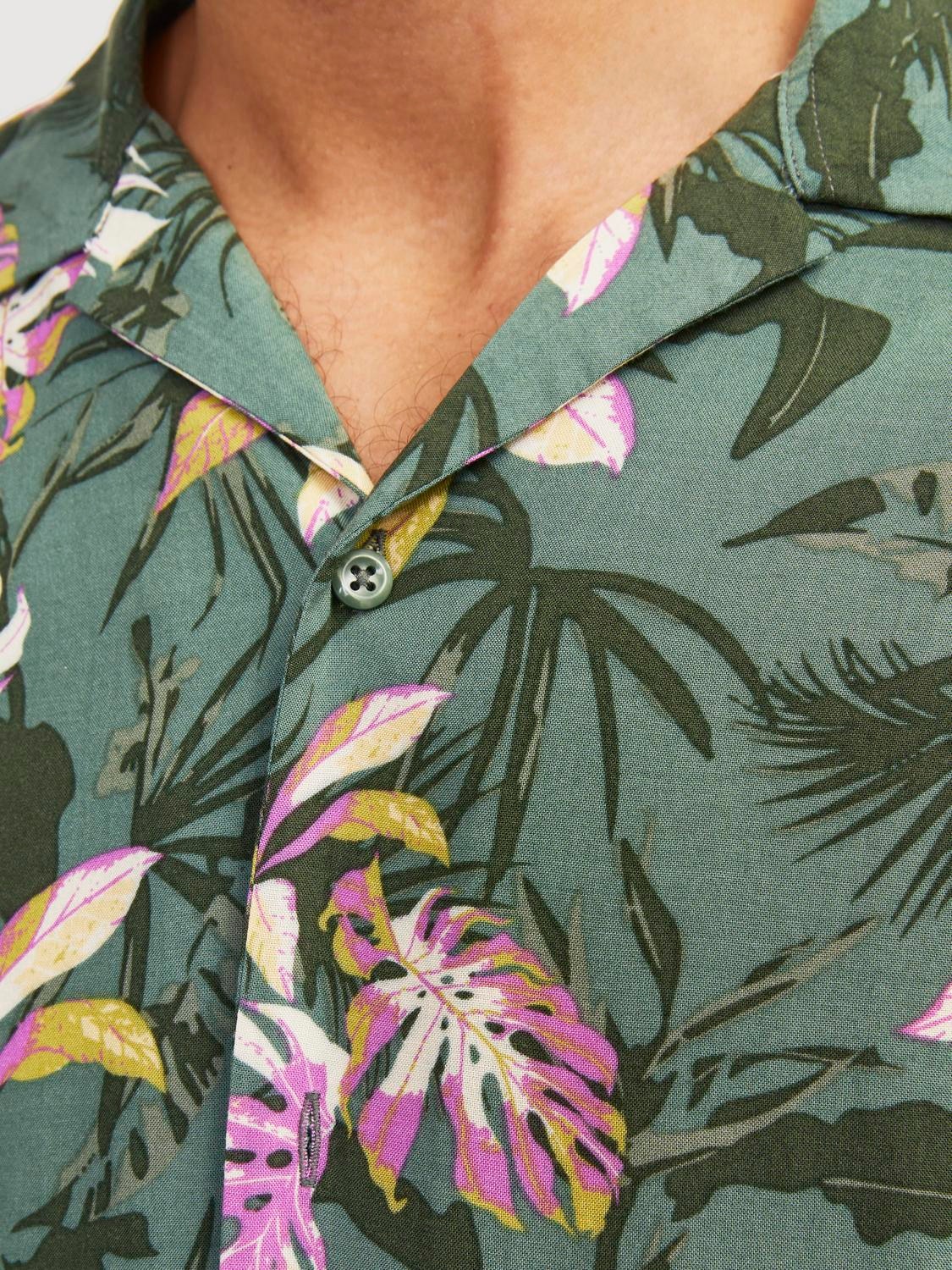 Jack & Jones Hawaiihemd »JORLUKE TAMPA AOP SHIRT SS SN«