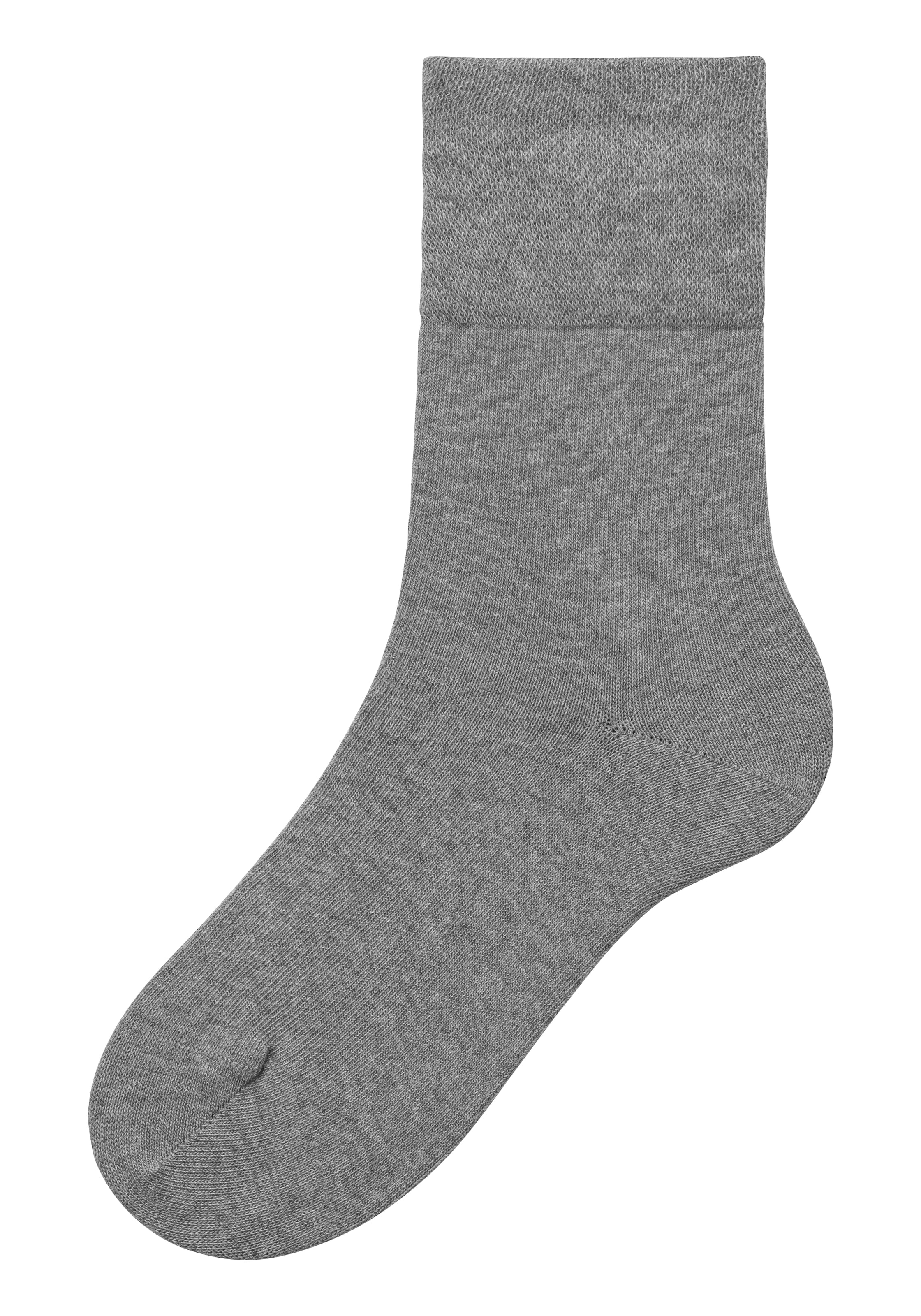 H.I.S Socken, (Packung, 6 Paar), mit Komfortbund auch für Diabetiker geeignet