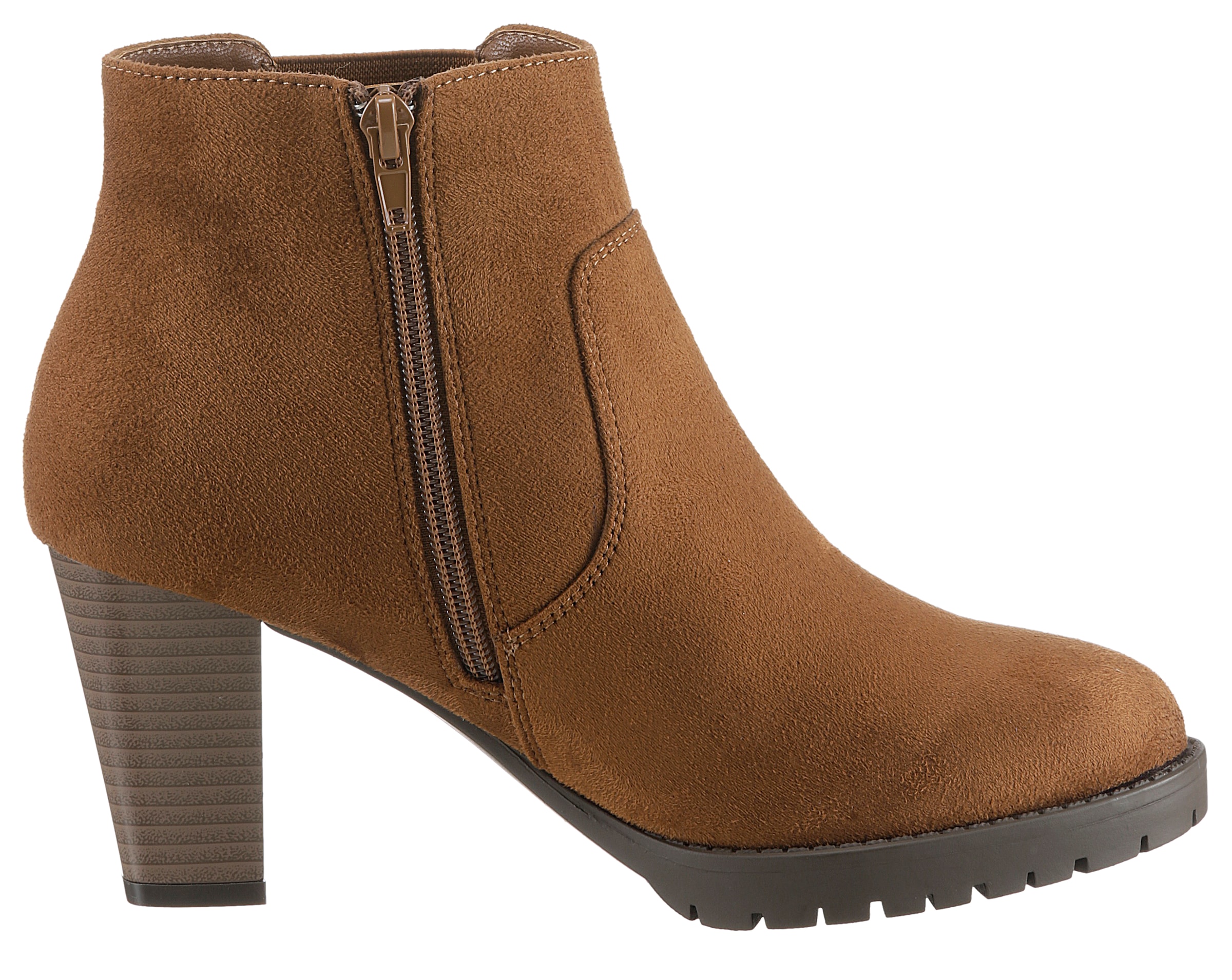 Aniston SHOES Stiefelette, Ankleboots mit seitlichem Stretcheinsatz - NEUE KOLLEKTION