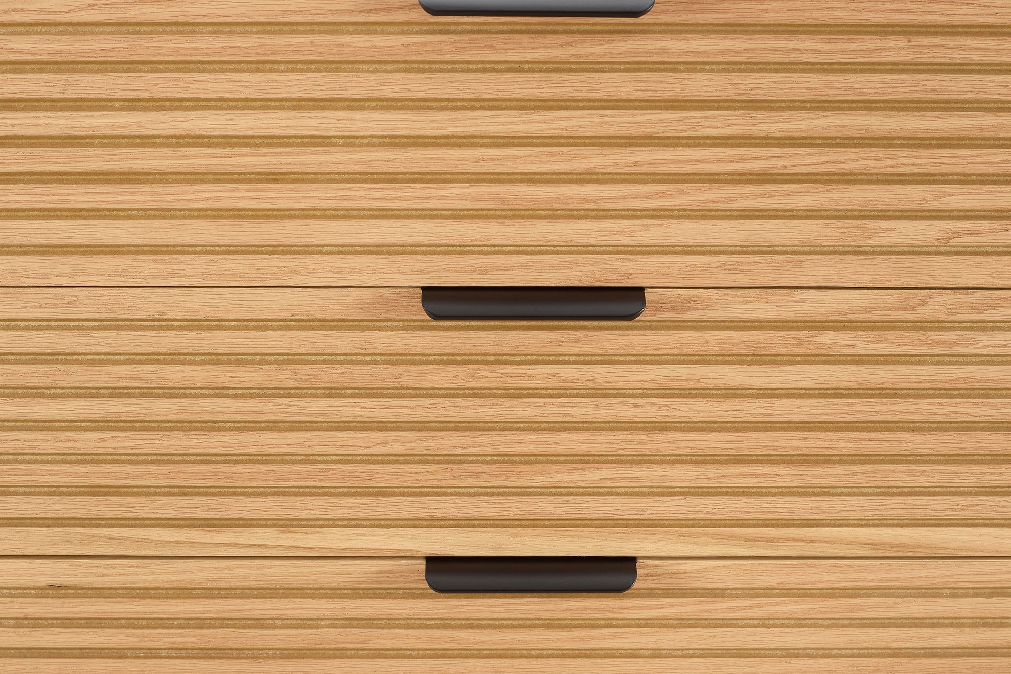 SalesFever Kommode »Visby Designer Sideboard mit Stil«, Eiche Echtholzfurnier