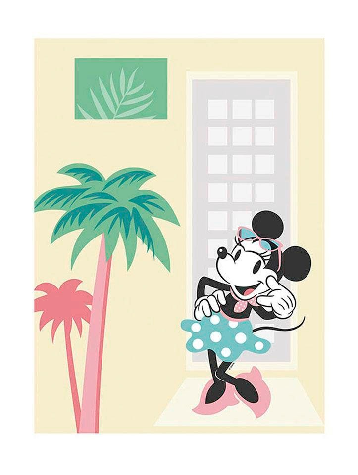 Komar Poster »Minnie Mouse Palms«, Disney, (1 St.), Kinderzimmer, Schlafzimmer, Wohnzimmer
