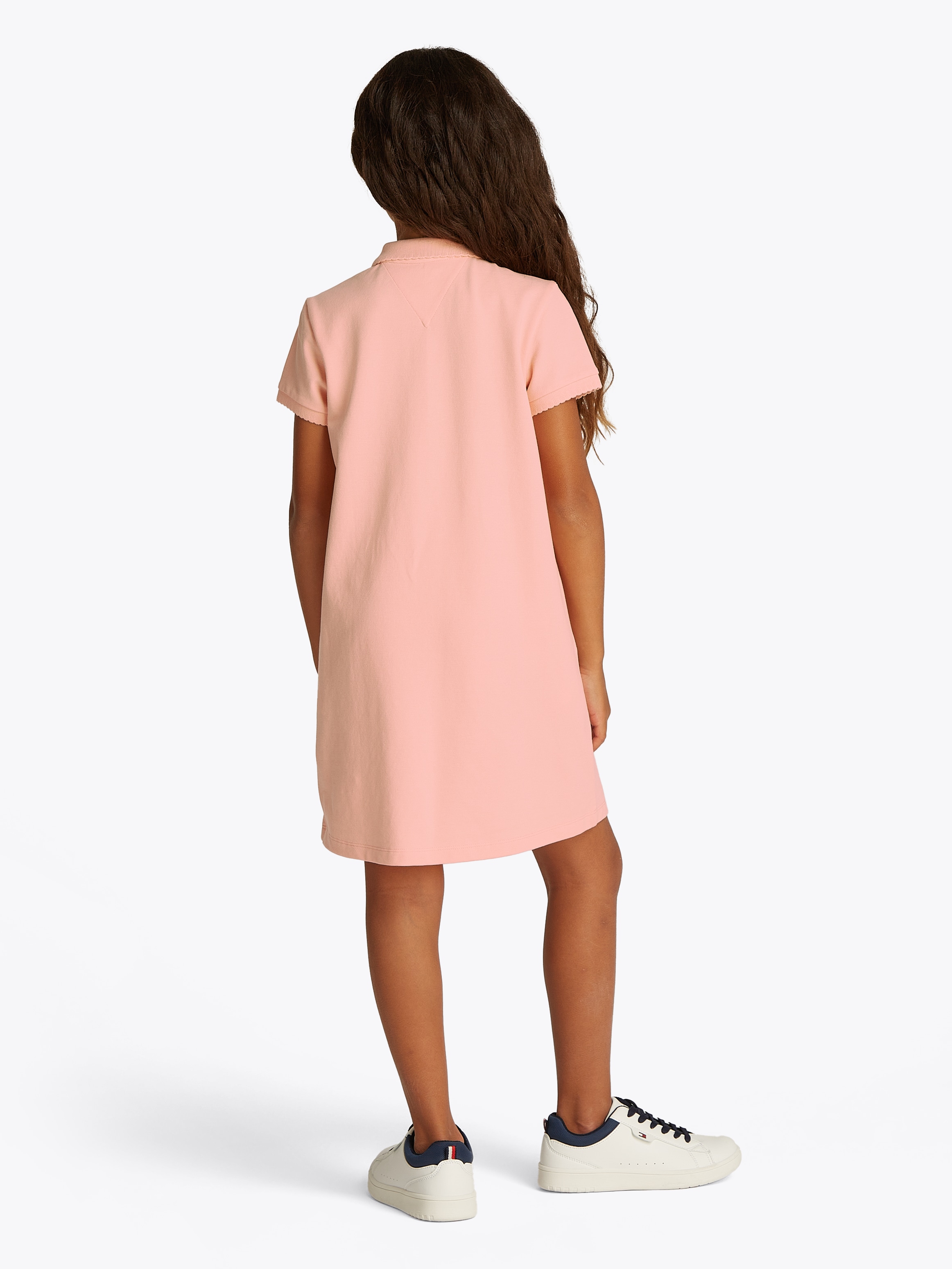 Tommy Hilfiger Polokleid »ESSENTIAL POLO DRESS«, in Knielänge, mit Logostickerei