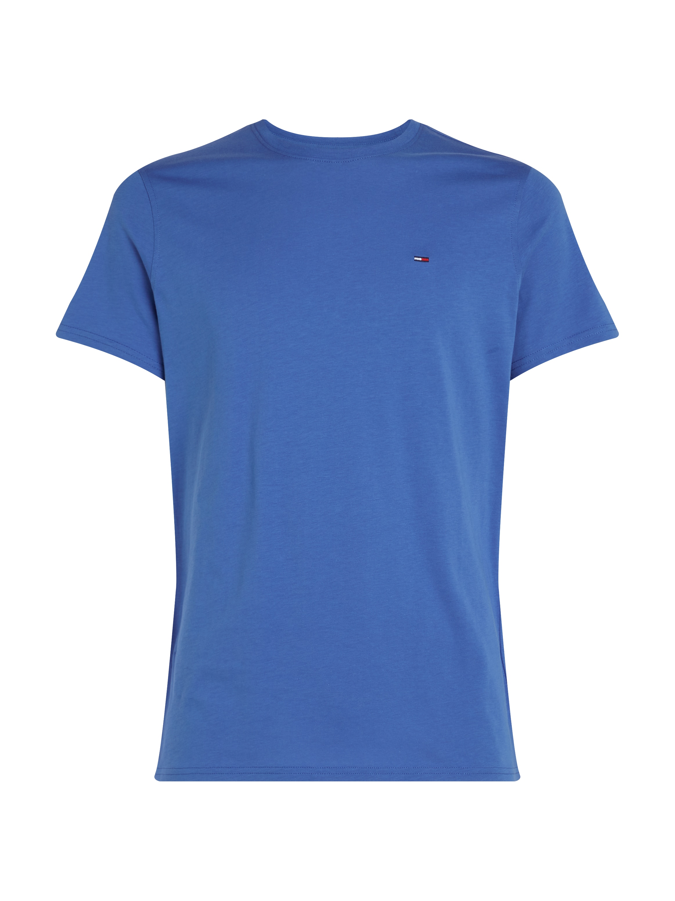Tommy Jeans T-Shirt »TJM ESSENTIAL SOLID TEE«, mit Rundhalsausschnitt und dezenter Logo-Flag