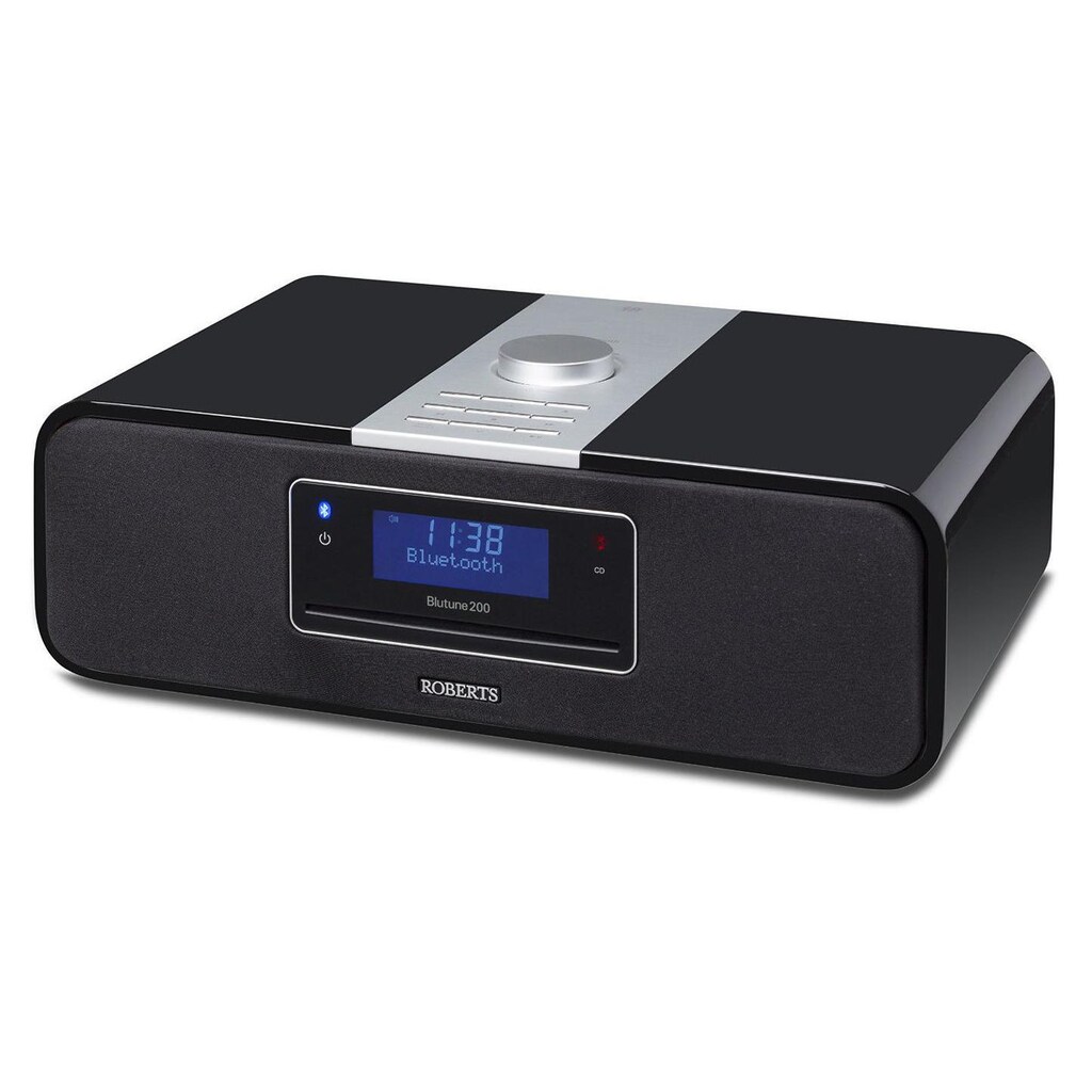 ROBERTS RADIO Digitalradio (DAB+) »Blutune 200 Schwarz«, (CD-Bluetooth Digitalradio (DAB+)-FM-Tuner)