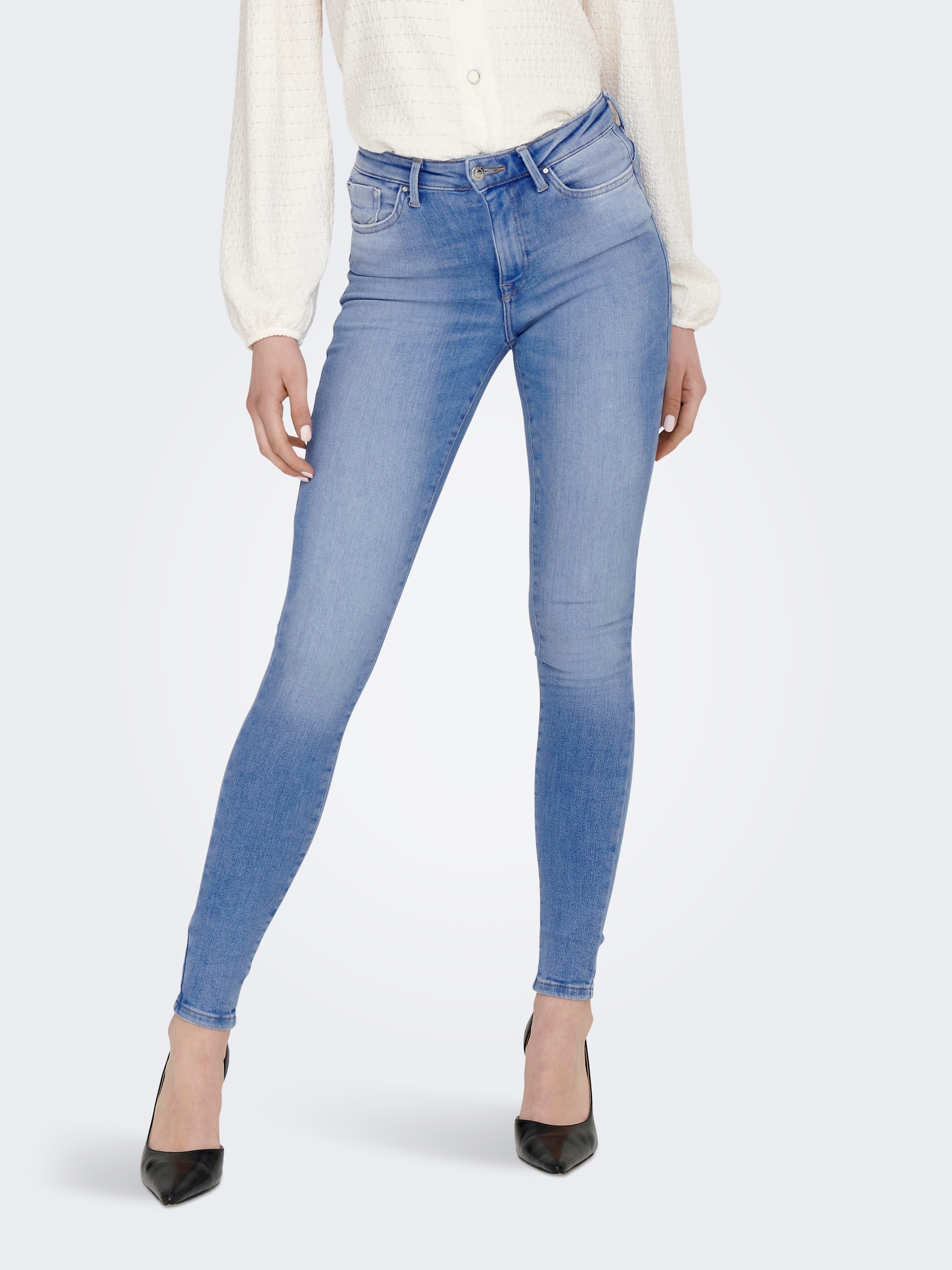 ONLY Skinny-fit-Jeans »ONLPOWER MID PUSH UP SK REA934«