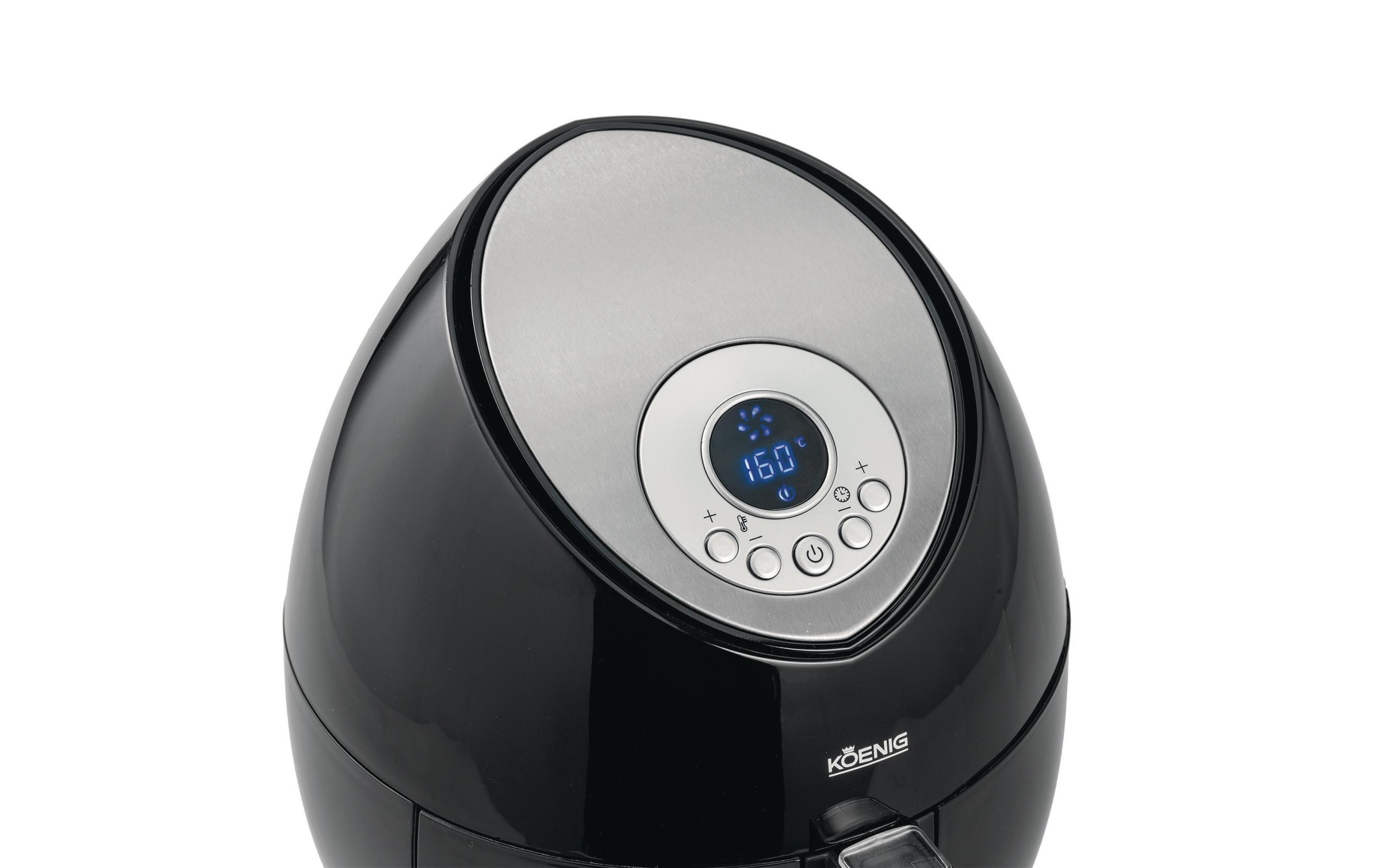KOENIG Heissluftfritteuse »Quick Pure 3 1 kg«, 1500 W, Fassungsvermögen 3,2 l