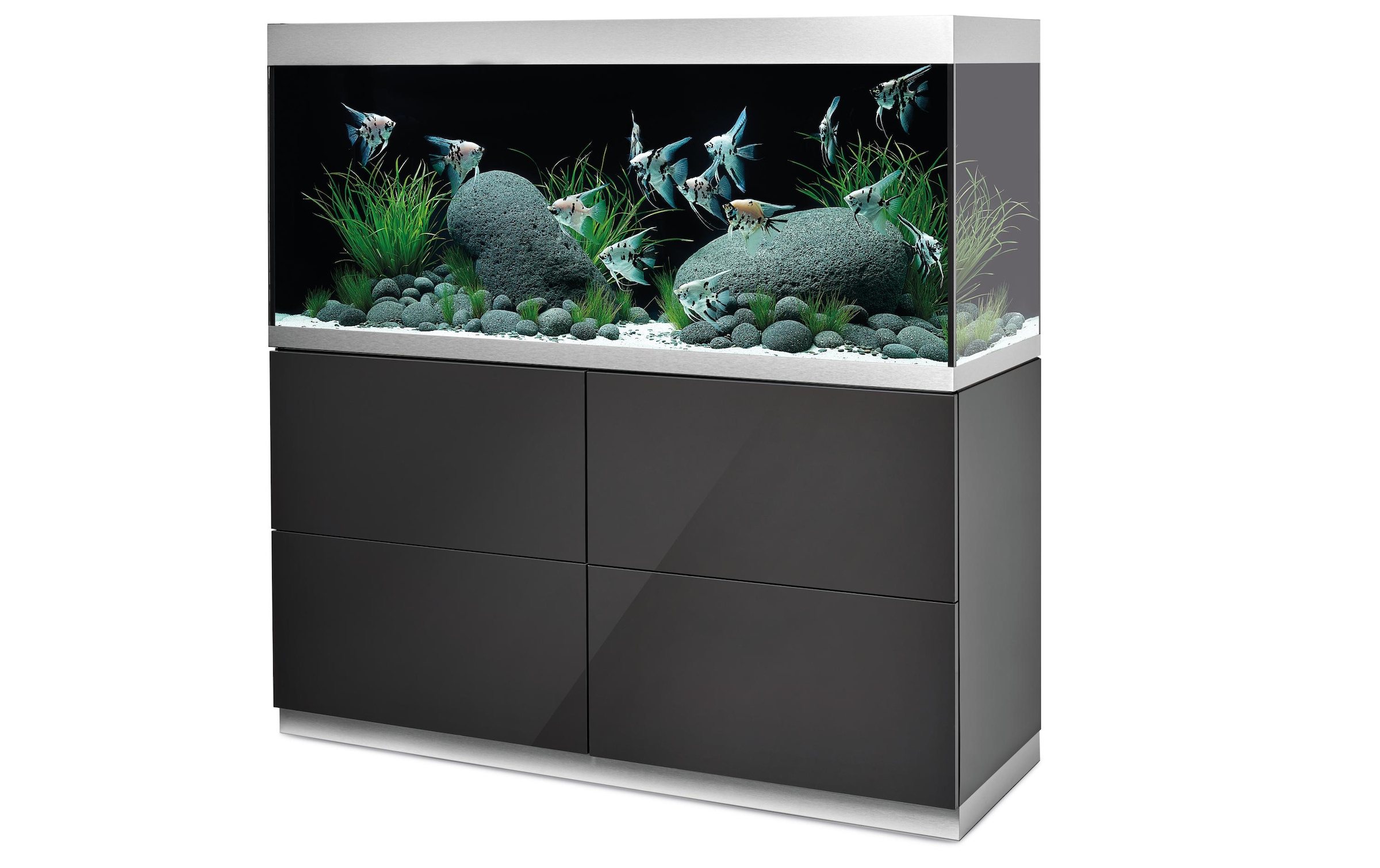 OASE Aquarium »HighLine optiwhite 400 Grau, 413 l«