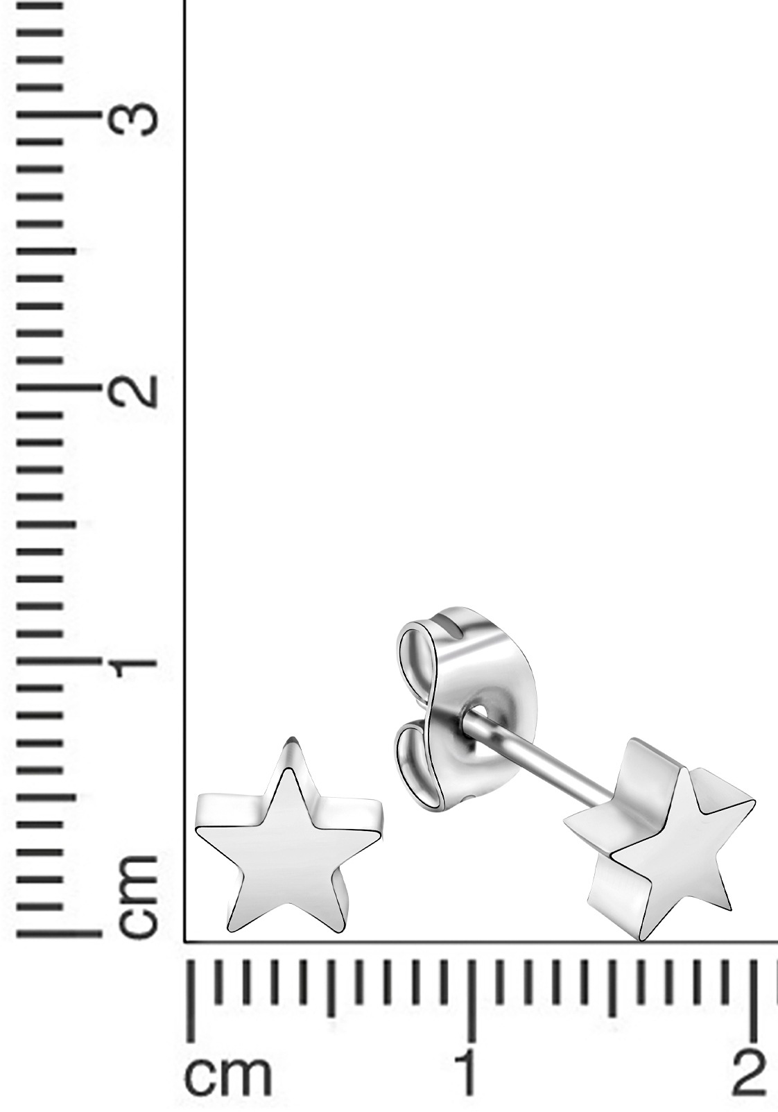 Firetti Paar Ohrstecker "Schmuck Geschenk Ohrschmuck Stern"