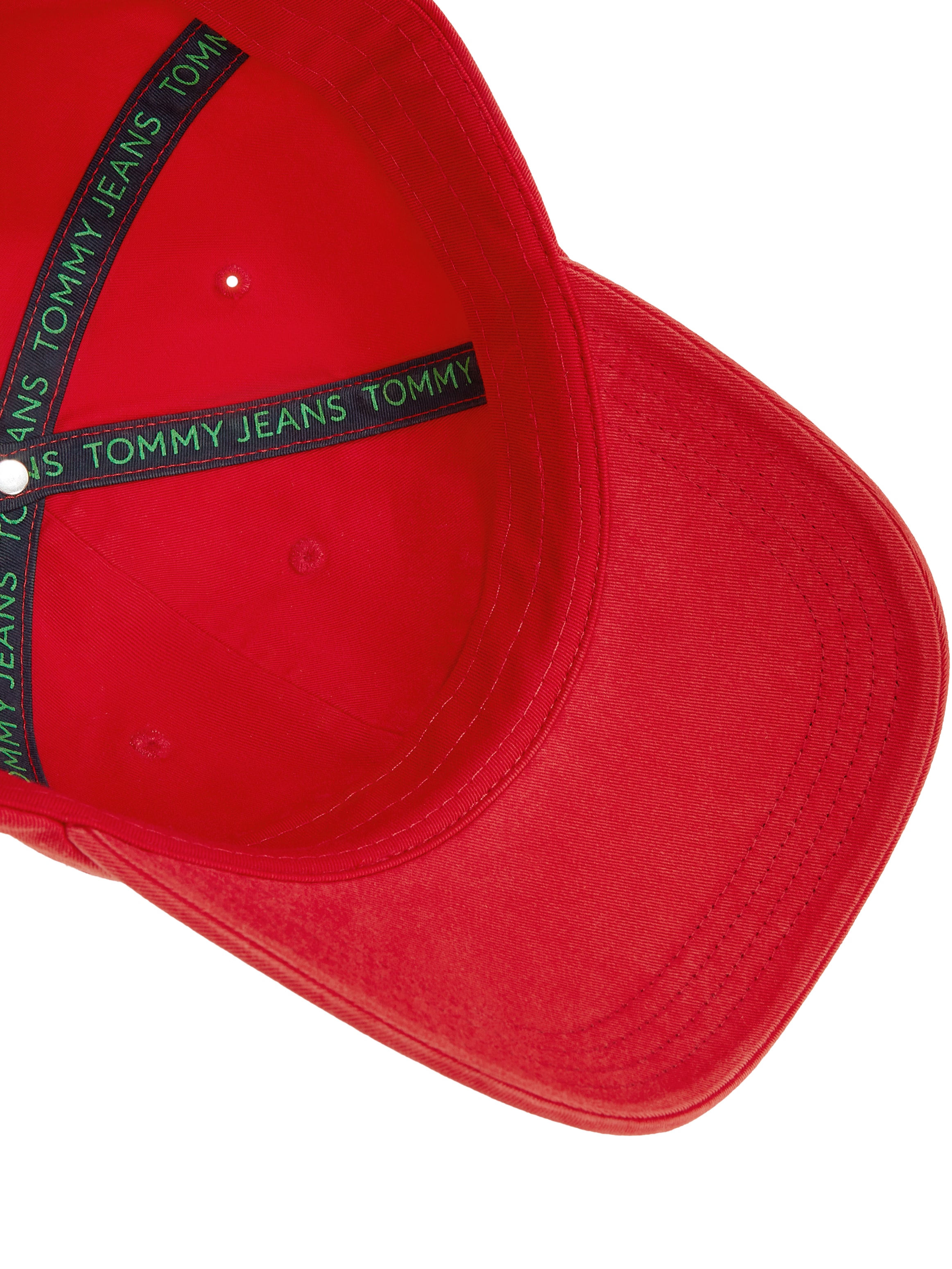 Tommy Jeans Baseball Cap »TJM LINEAR WASHED CAP«, Logostickerei, Tommy Jeans Schriftzug, Flexibel grössenverstellbar