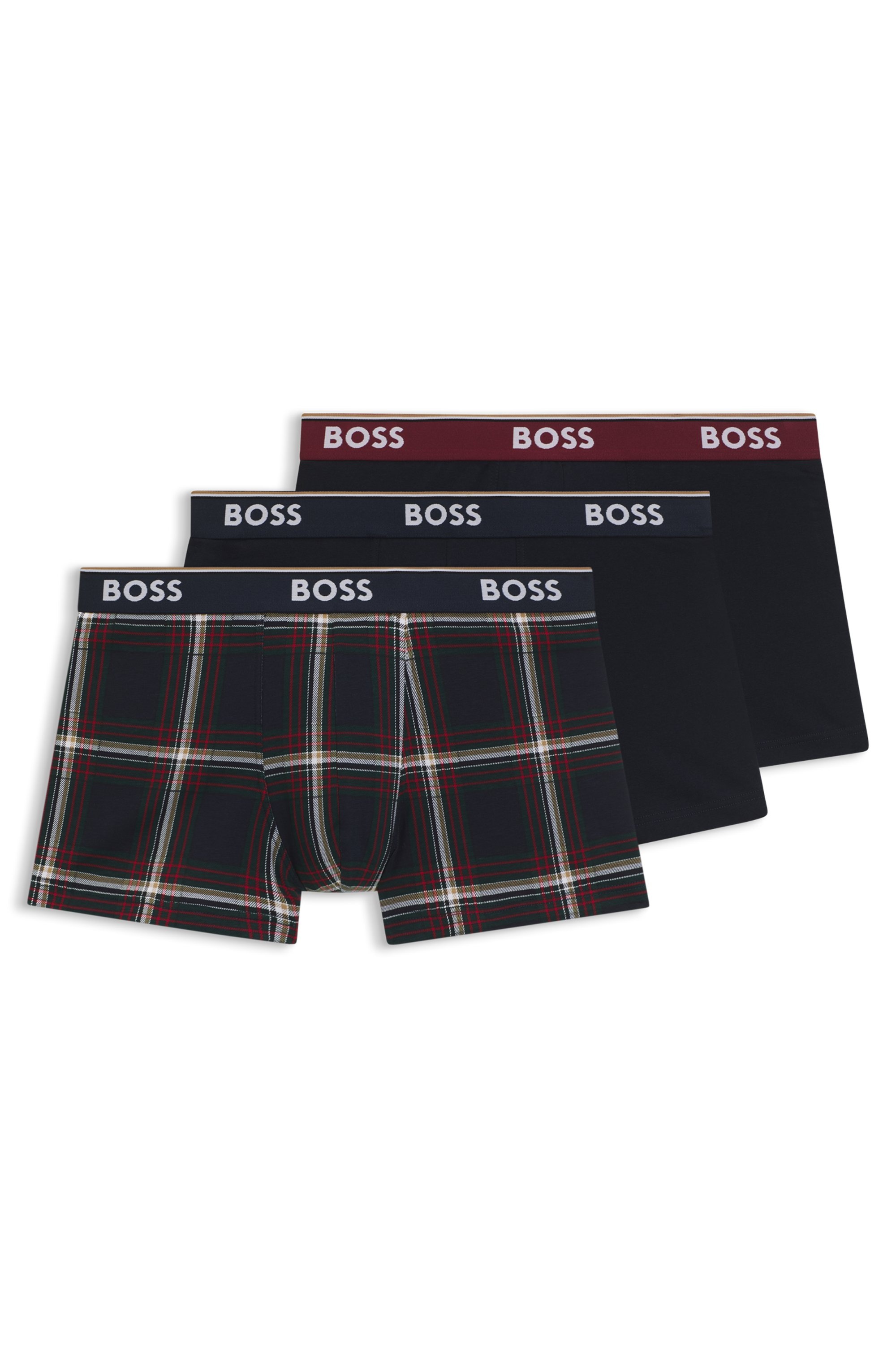 BOSS Trunk »Trunk 3P Power Desig« Packung, 3er, 3 Stk. mit BOSS Schriftzug