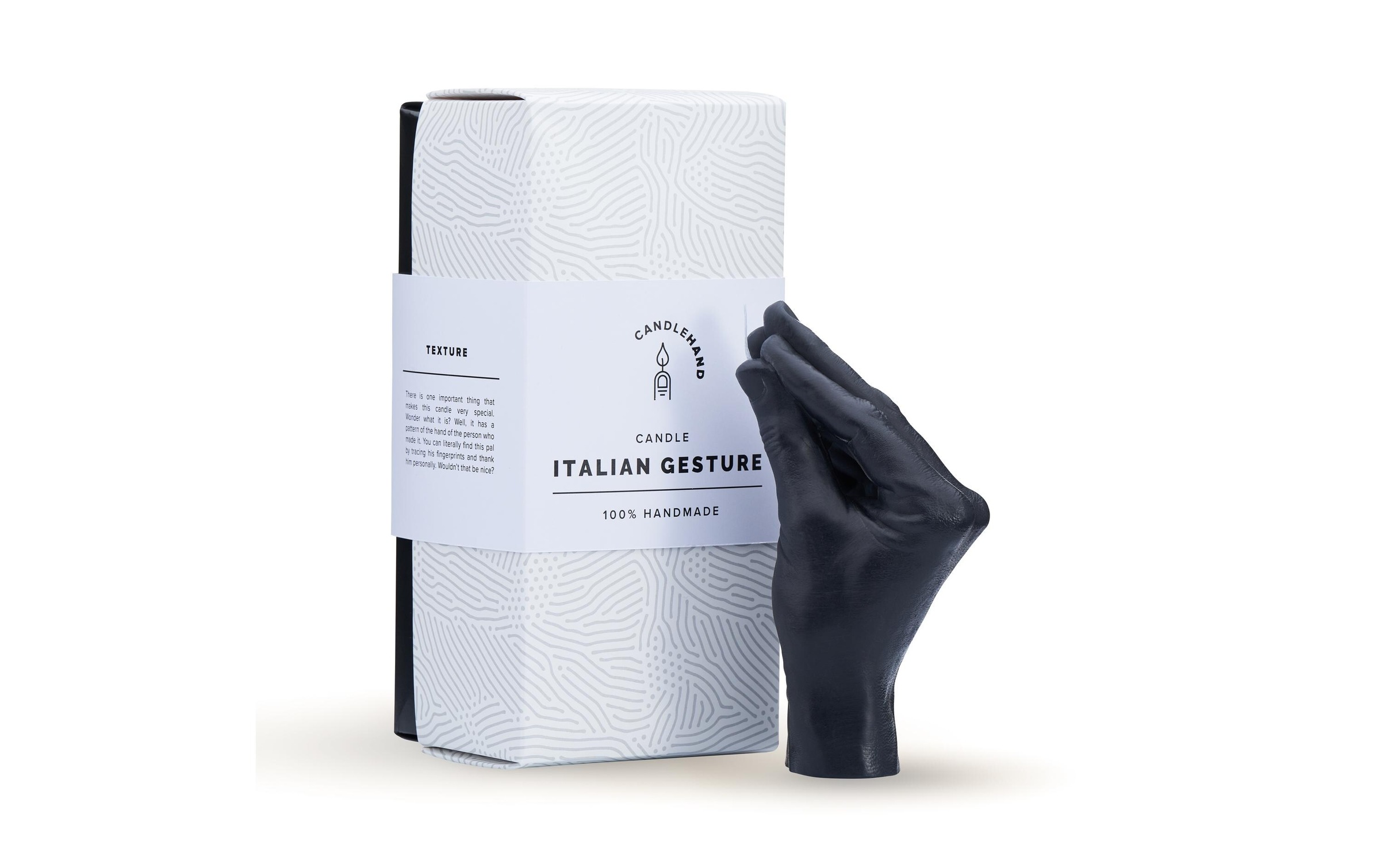 Formkerze »Mandatus Candle Hand Italian Gesture«
