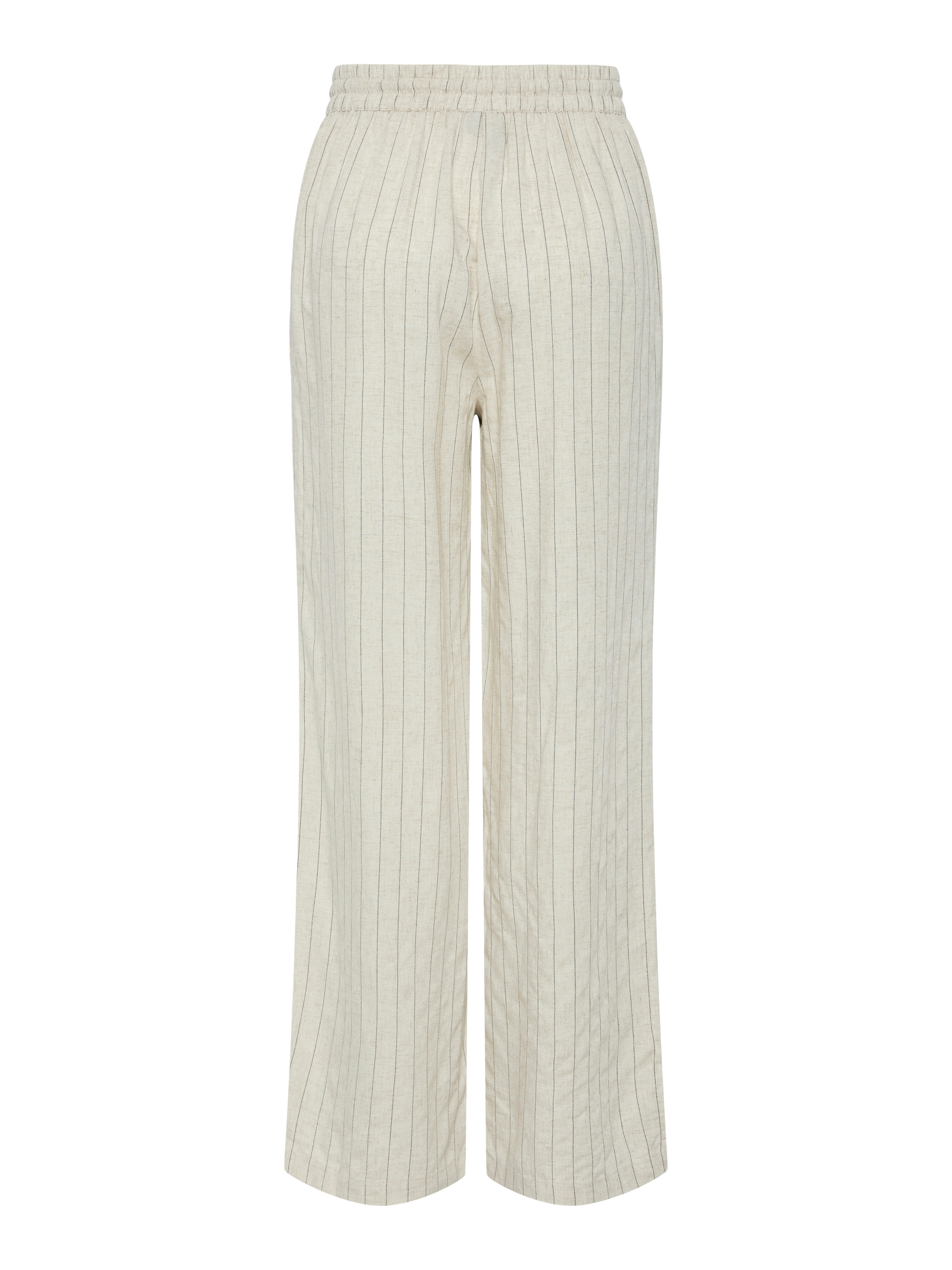 pieces Schlupfhose »PCPIA HW WIDE PANTS WVN NOOS«, Sommerhose, mit Leinen