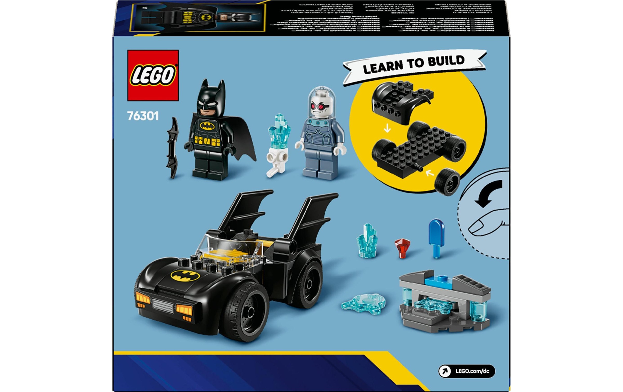 LEGO® Spielbausteine »DC Batman and Batmobil / Mr. Freeze 76301«, (63 St.)