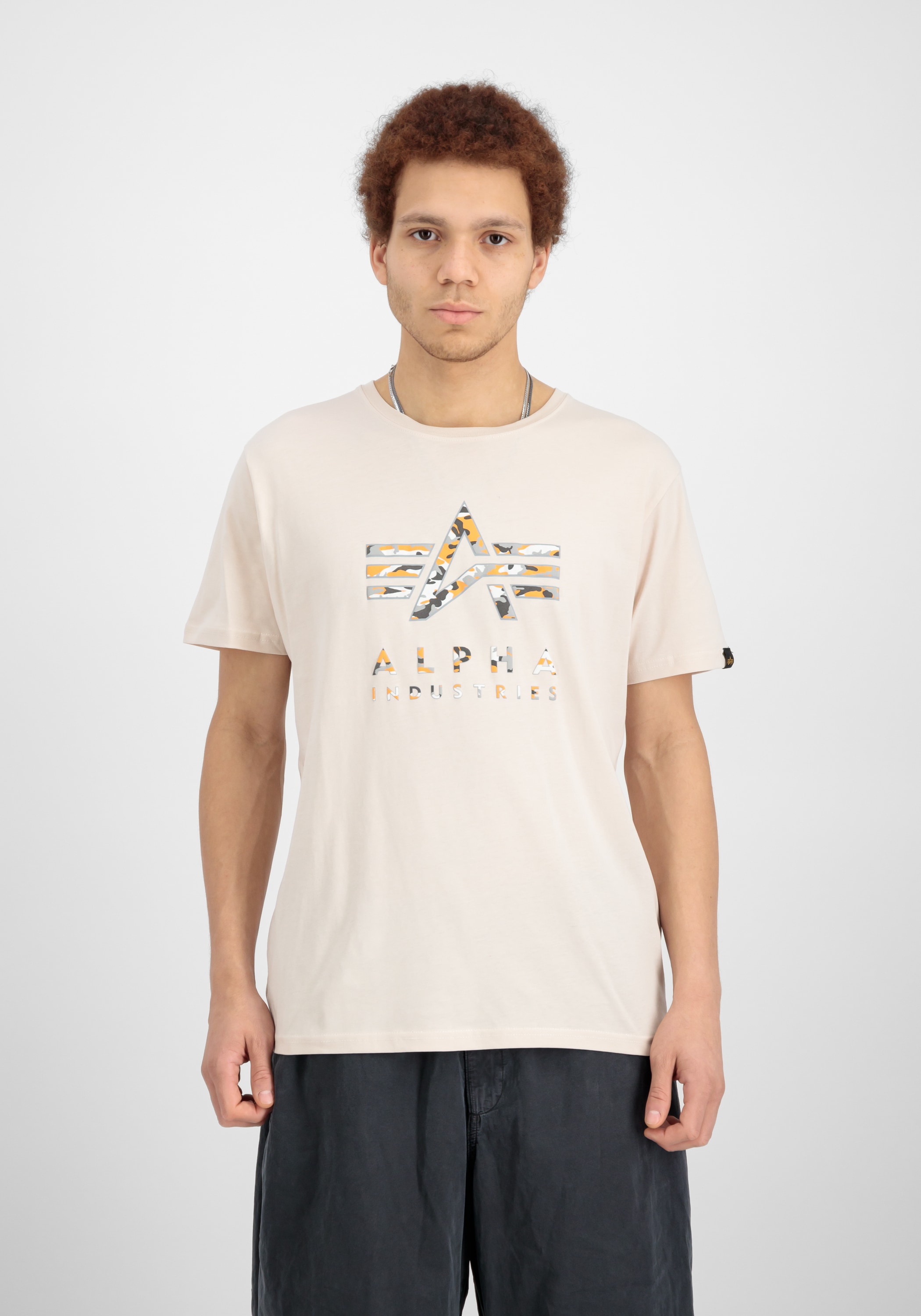 Alpha Industries T-Shirt »Alpha Industries Men - T-Shirts Camo Puff Print T«