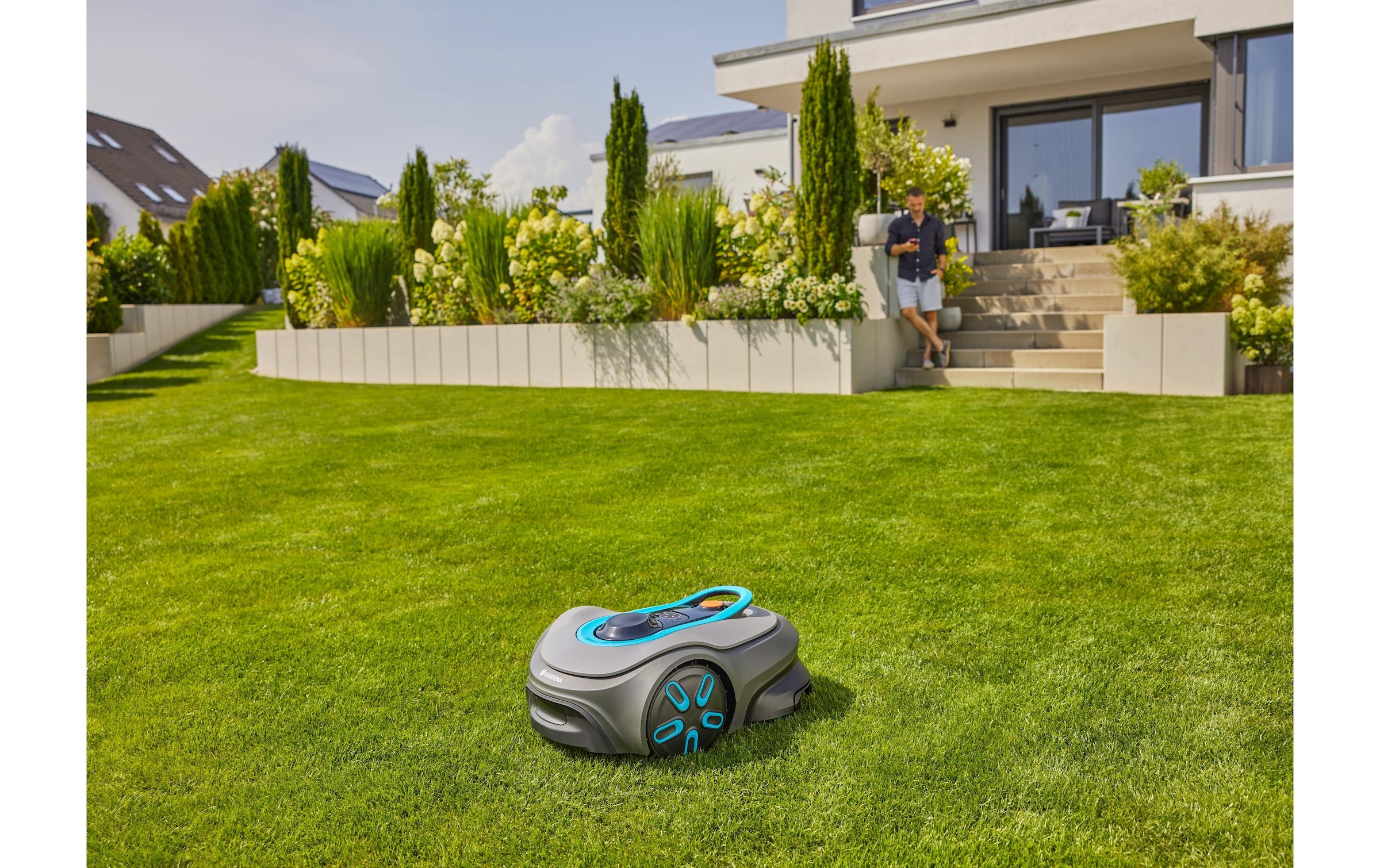 GARDENA Rasenmähroboter »Smart Sileno Free 800 800 m²«