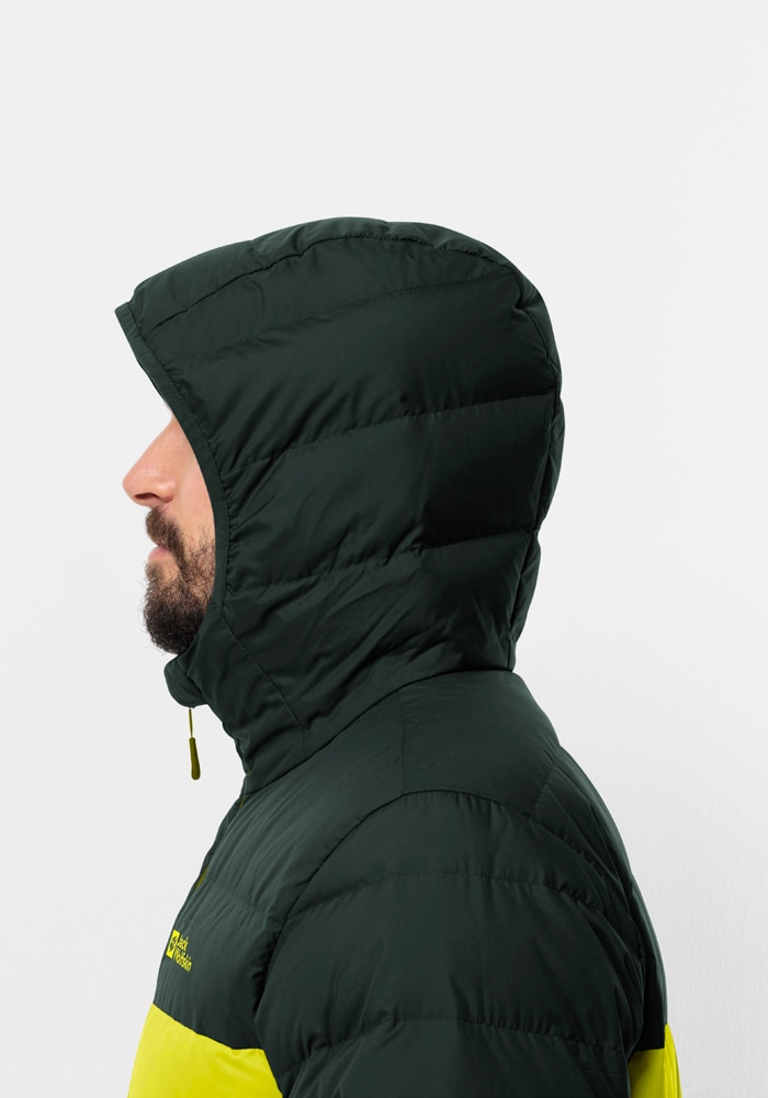 Jack Wolfskin Daunenjacke »ATHER DOWN HOODY M RDS«, mit Kapuze