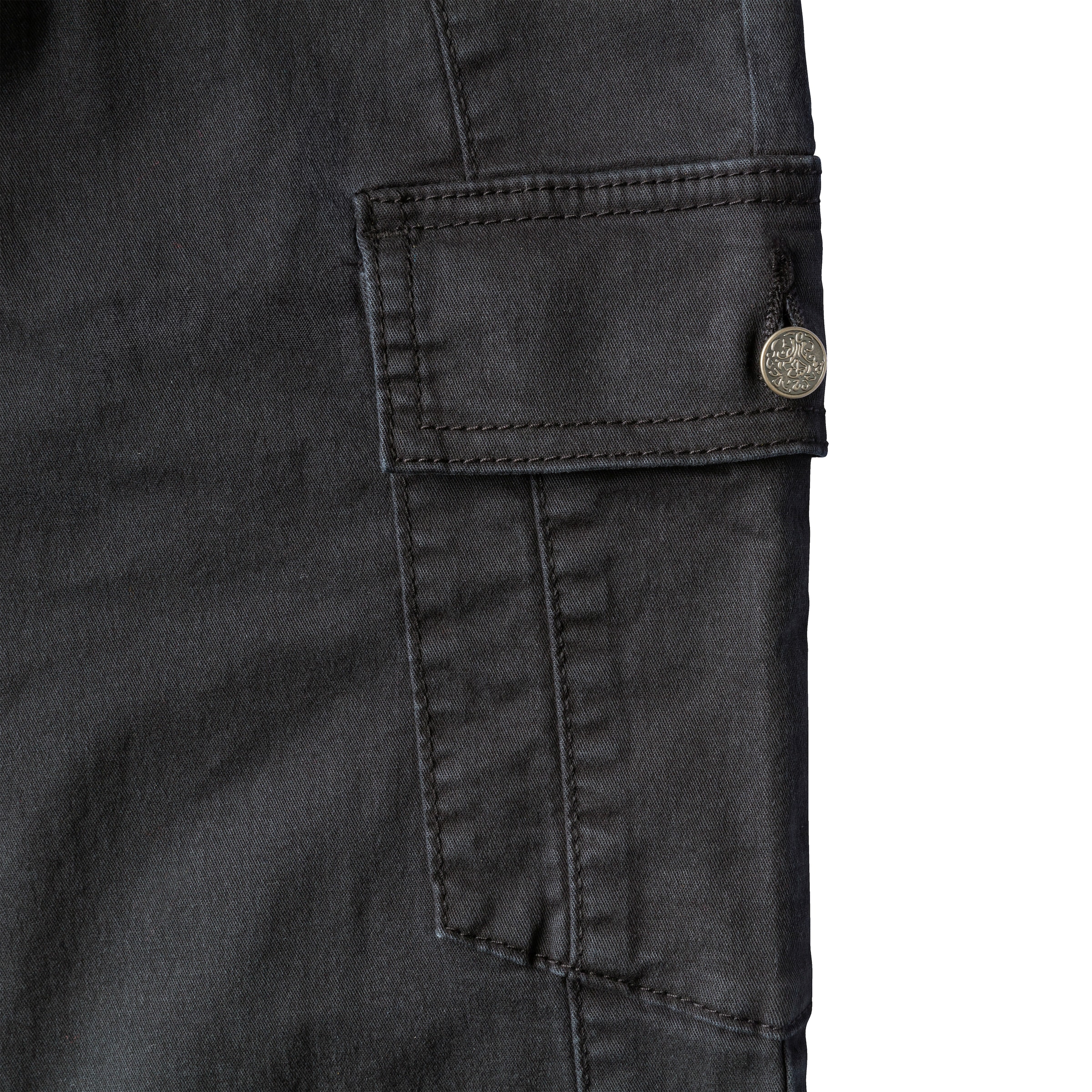 Vivance active Trekkinghose »Cargo Jeans Optik«, Baumwollmix mit Cargo Taschen