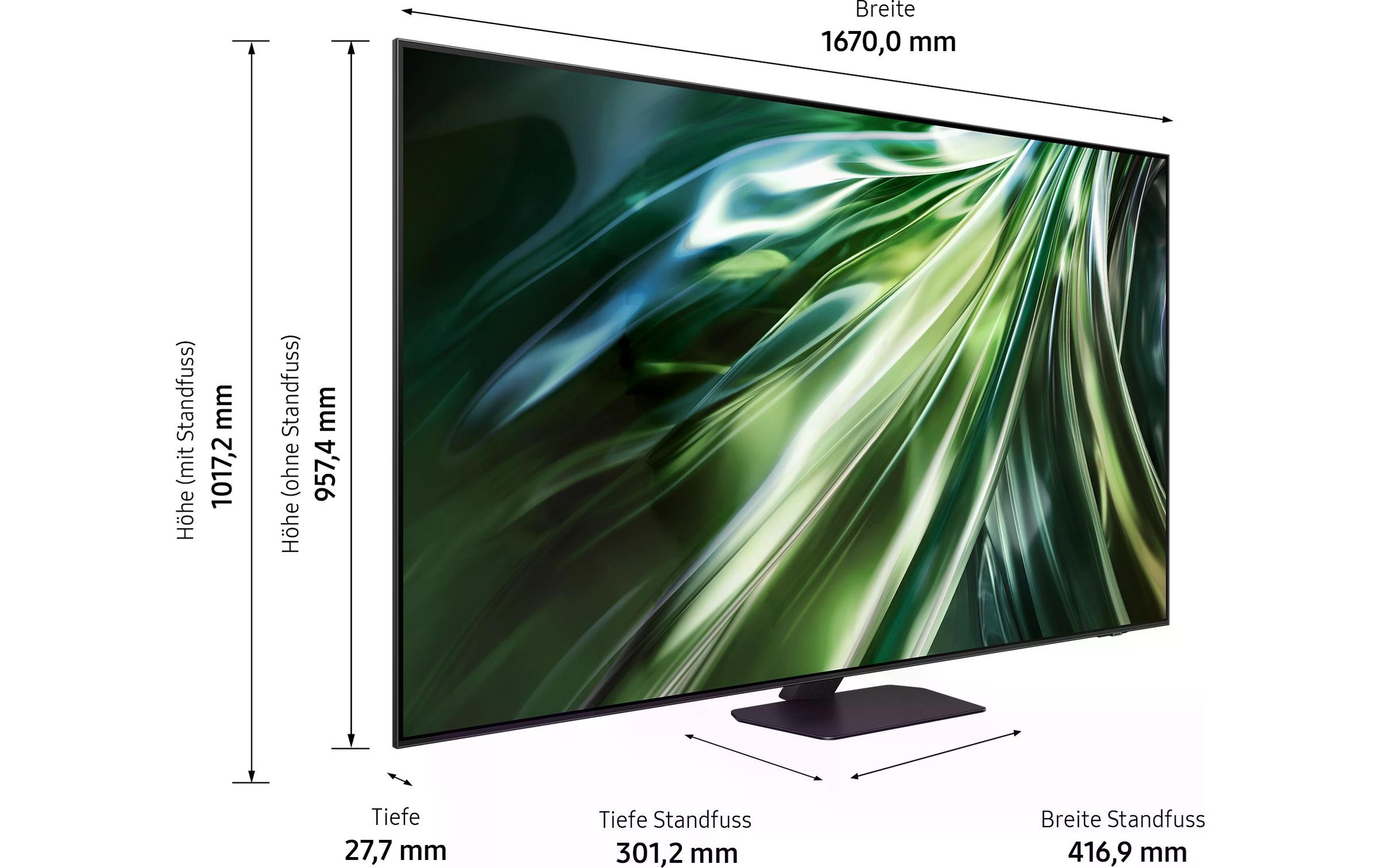 Samsung QLED-Fernseher »QE75QN90D ATXXN 75«, 4K Ultra HD
