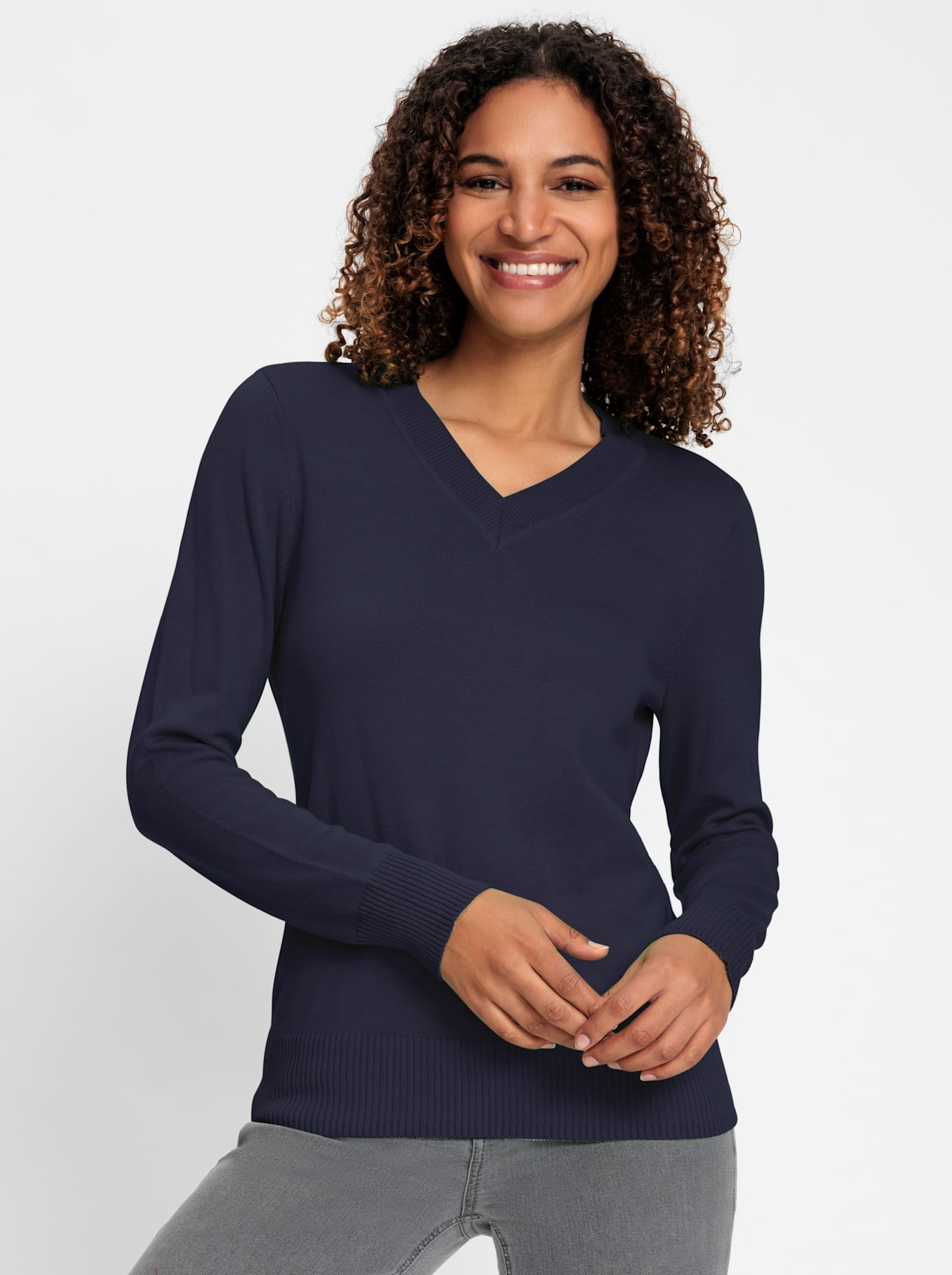 Casual Looks V-Ausschnitt-Pullover »Pullover«