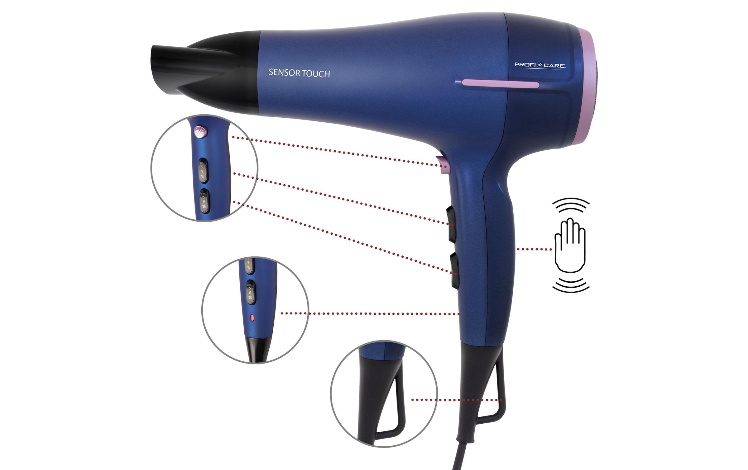 ProfiCare Haartrockner »PC-HTD 3030«, 2200 W