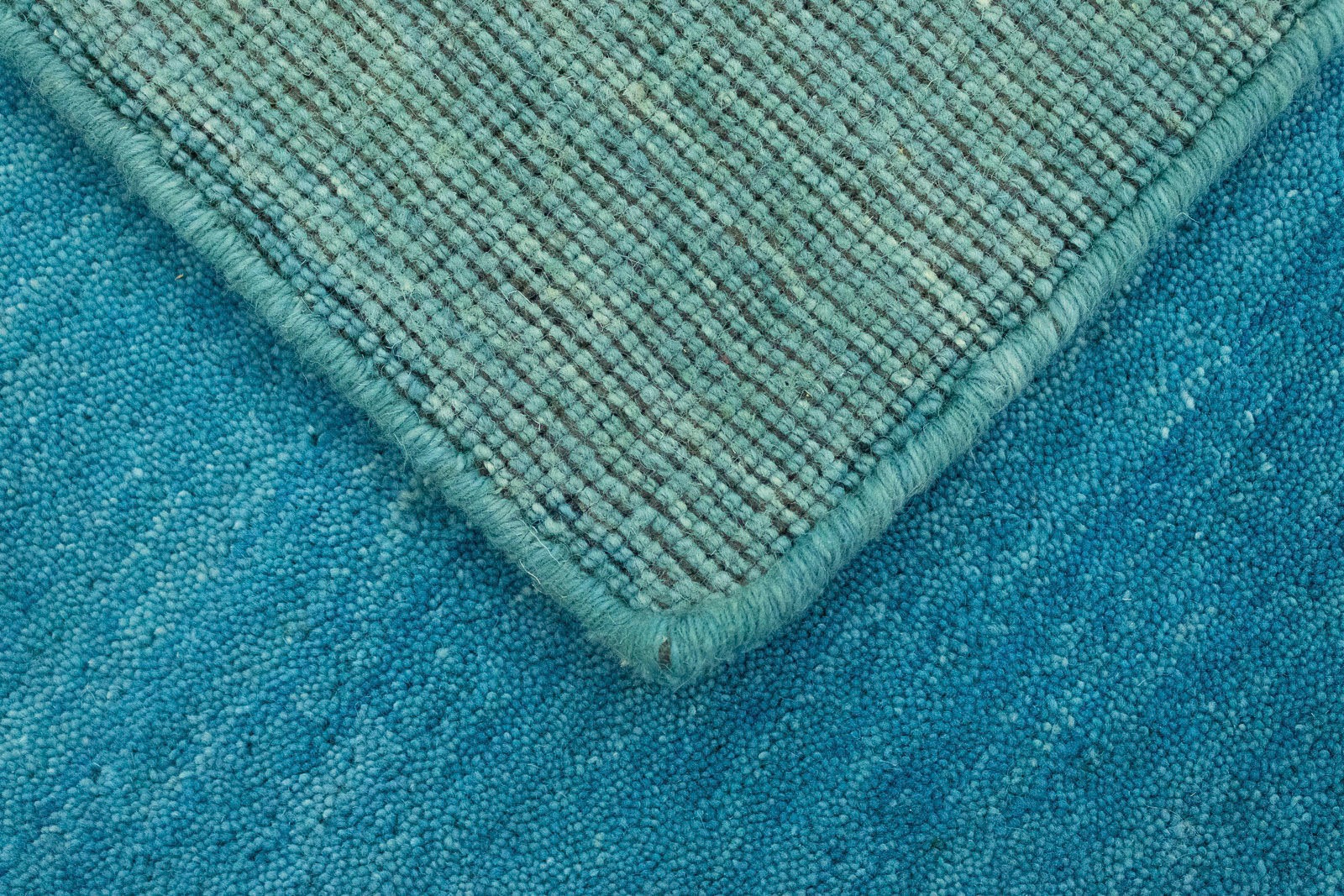 morgenland Wollteppich »Uni - Gabbeh Teppich - Softy«, rechteckig, 1,6 mm Höhe, Gabbeh Optik, Uni Farben, reine Wolle, sehr weicher Flor, Wohnzimmer