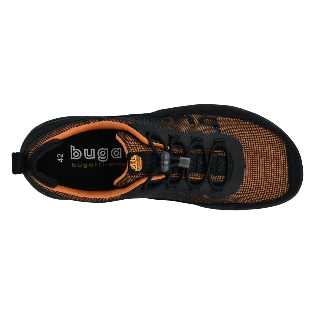 bugatti Slip-On Sneaker, mit farbig unterlegtem Textil