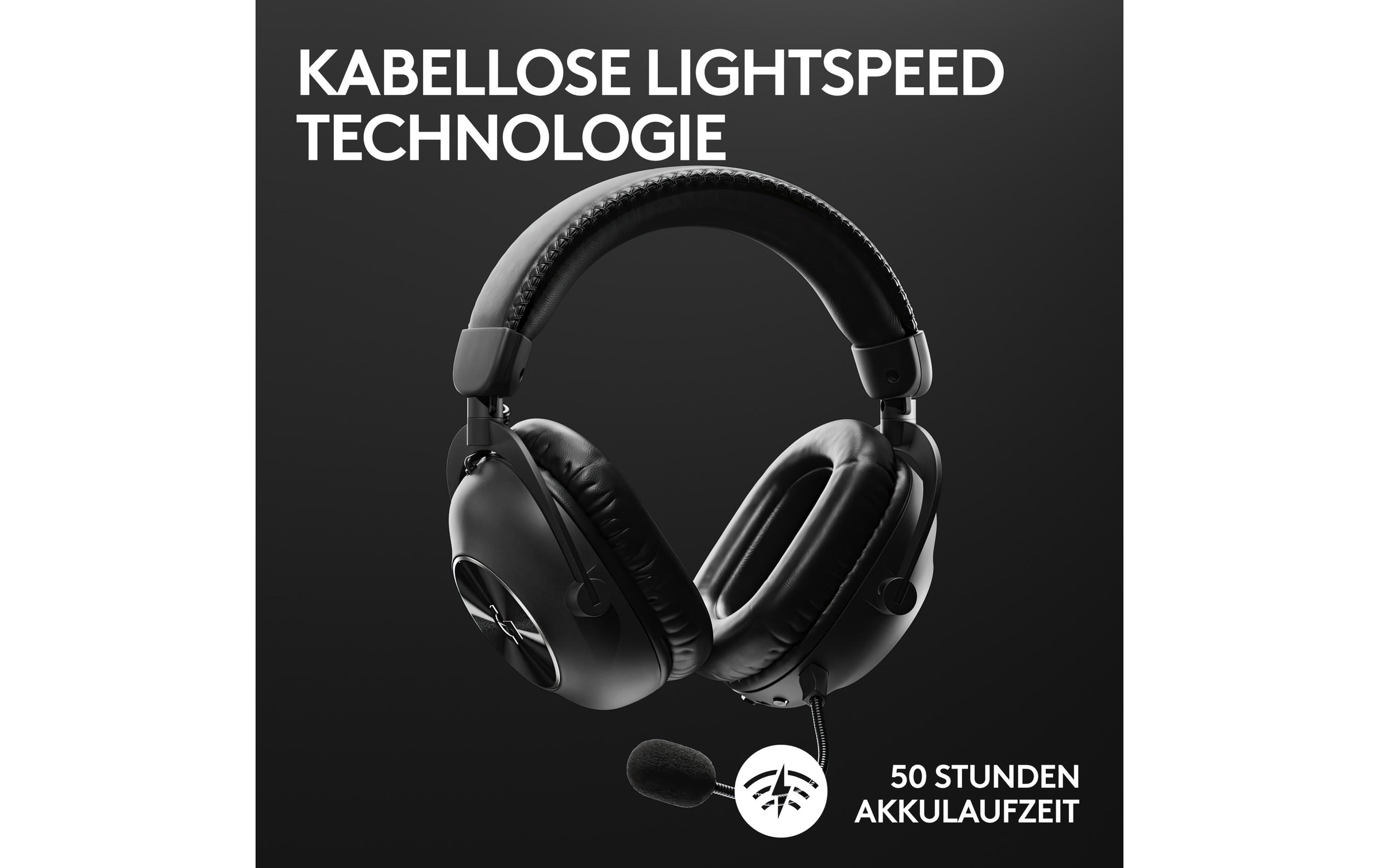 Logitech Gaming-Headset »G Pro X 2 Wireless Lightspeed Gaming Schwarz«, Bluetooth, Mikrofon abnehmbar-Freisprechfunktion