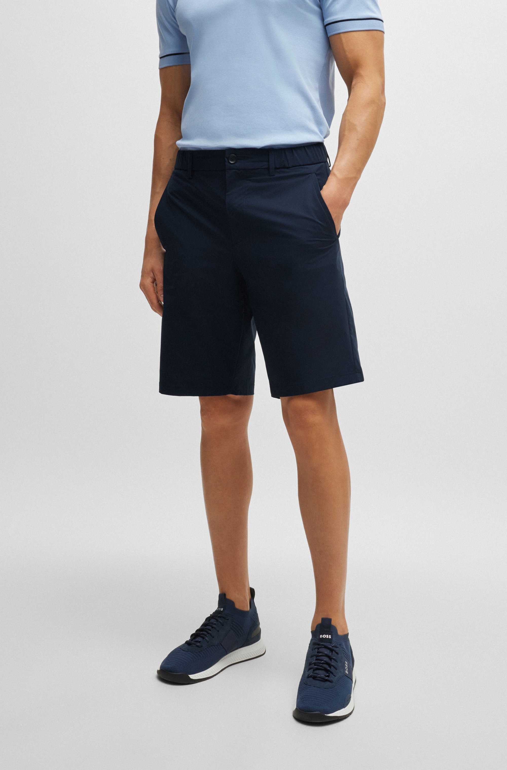 BOSS GREEN Shorts »S Speedflex« in klassischer Form Jogpants Sweatpants Stretchhose