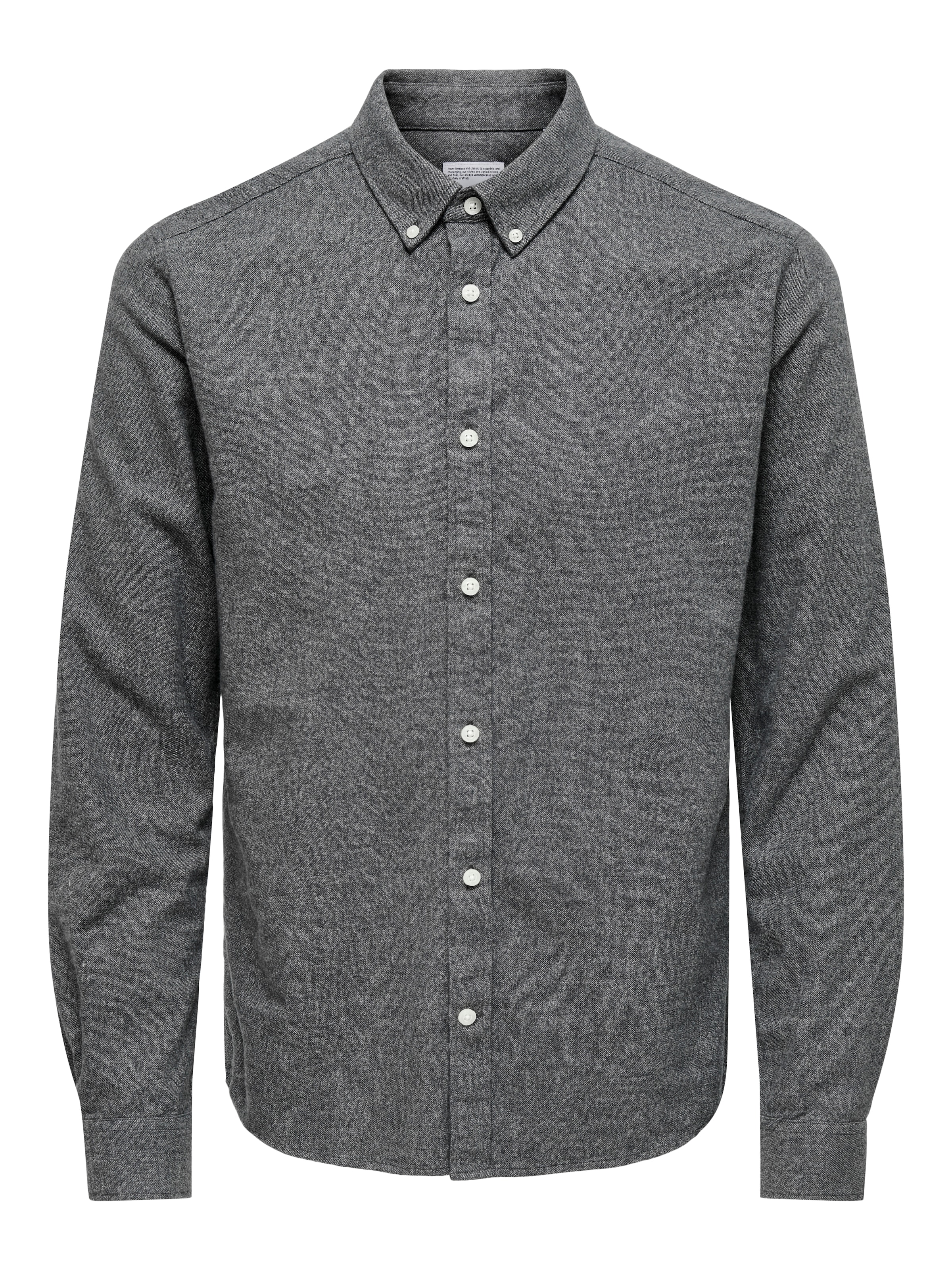 ONLY & SONS Langarmhemd »ONSNIKOLA LS MELANGE SHIRT OTL«
