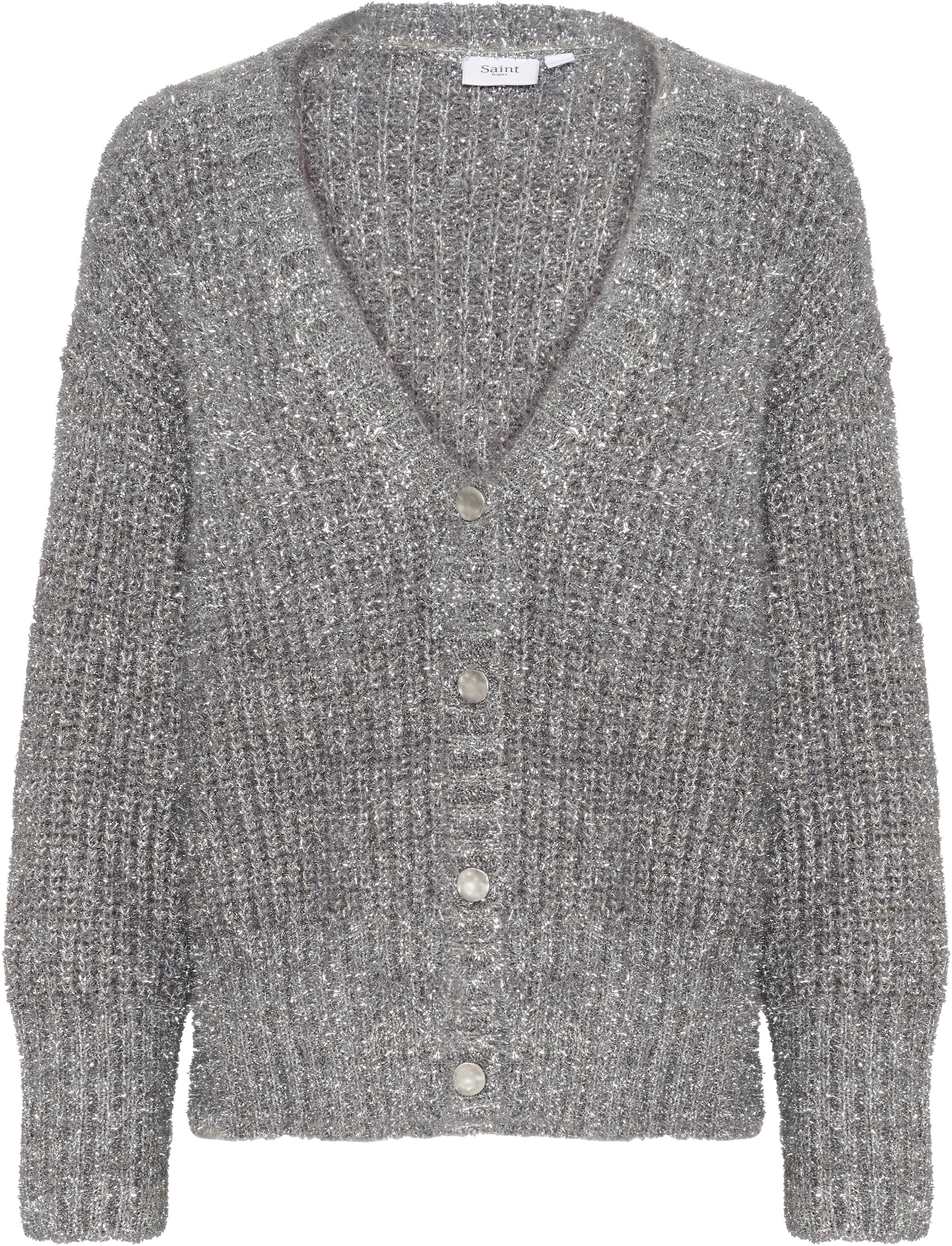 Saint Tropez Strickjacke »HalfaSZ Cardigan«, mit Glitzereffekt