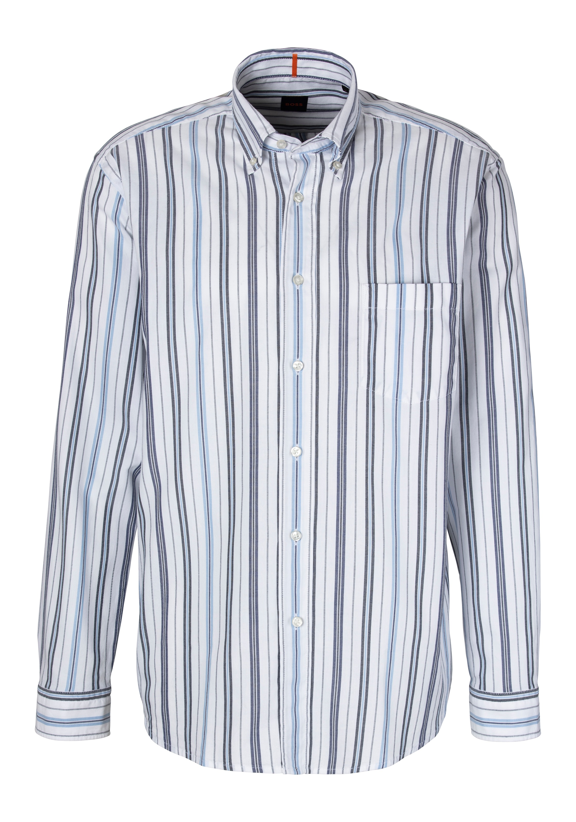 BOSS ORANGE Langarmhemd »Lambey« mit Button-down-Kragen