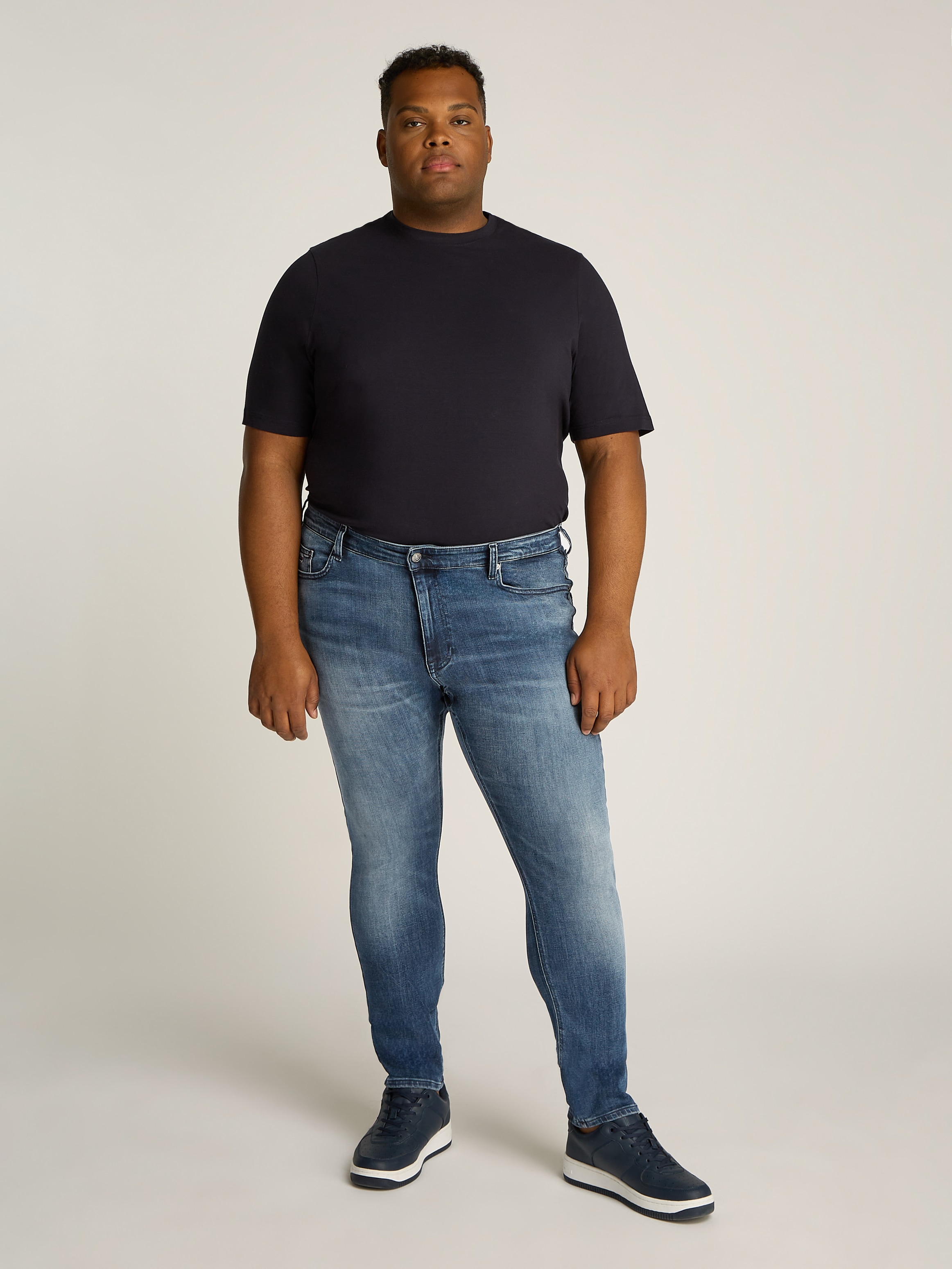 Tommy Jeans Plus Slim-fit-Jeans, in Grossen Grössen, stoned wash Optik